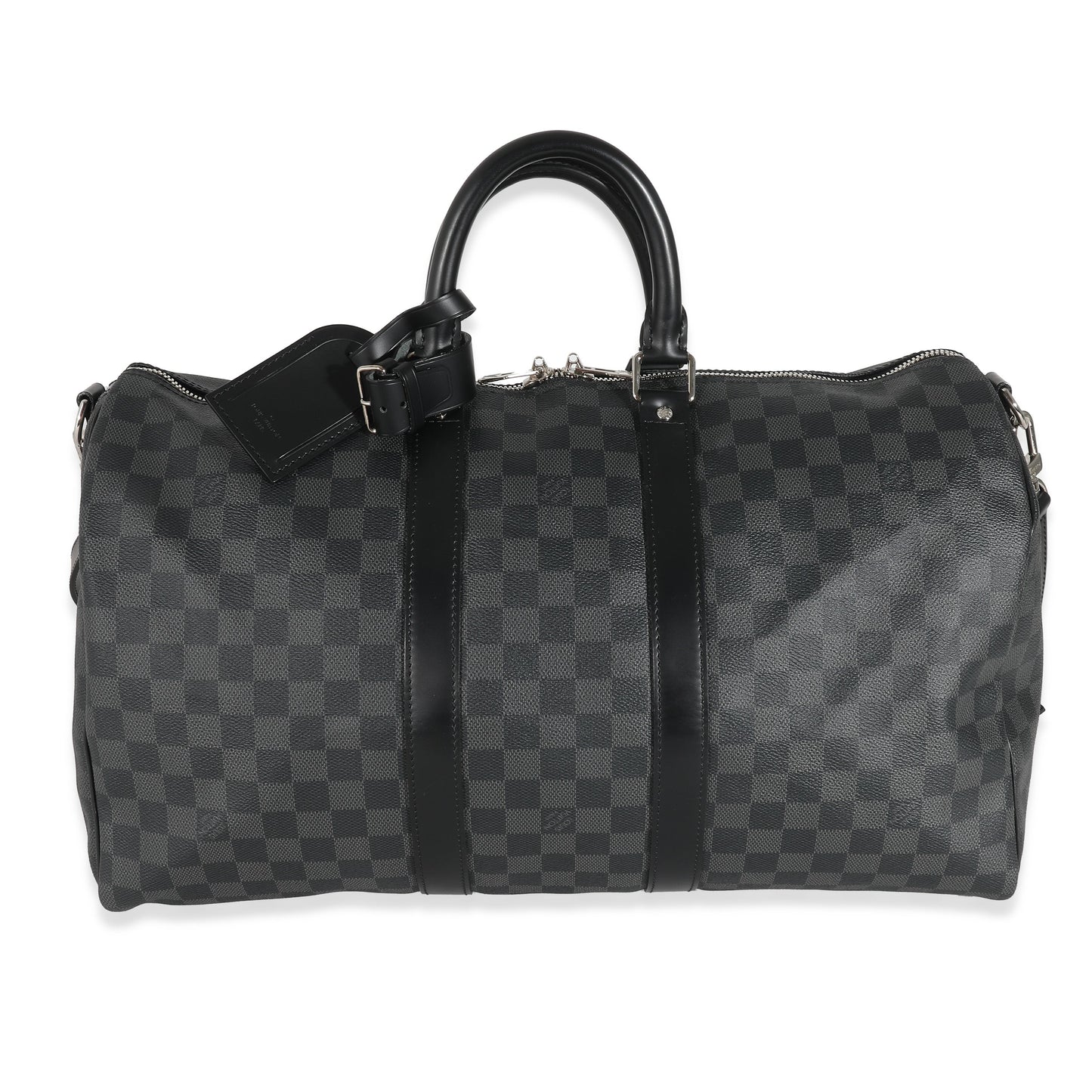 Louis Vuitton Damier Graphite Keepall Bandoulière 45 Canvas Handbag