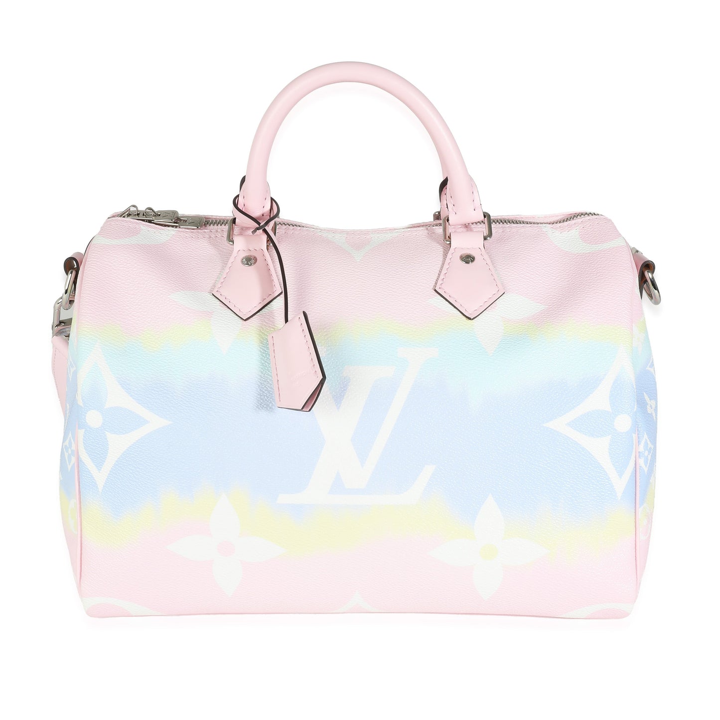 Louis Vuitton Pastel Escale Speedy Bandouliere 30 Monogram Canvas Handbag