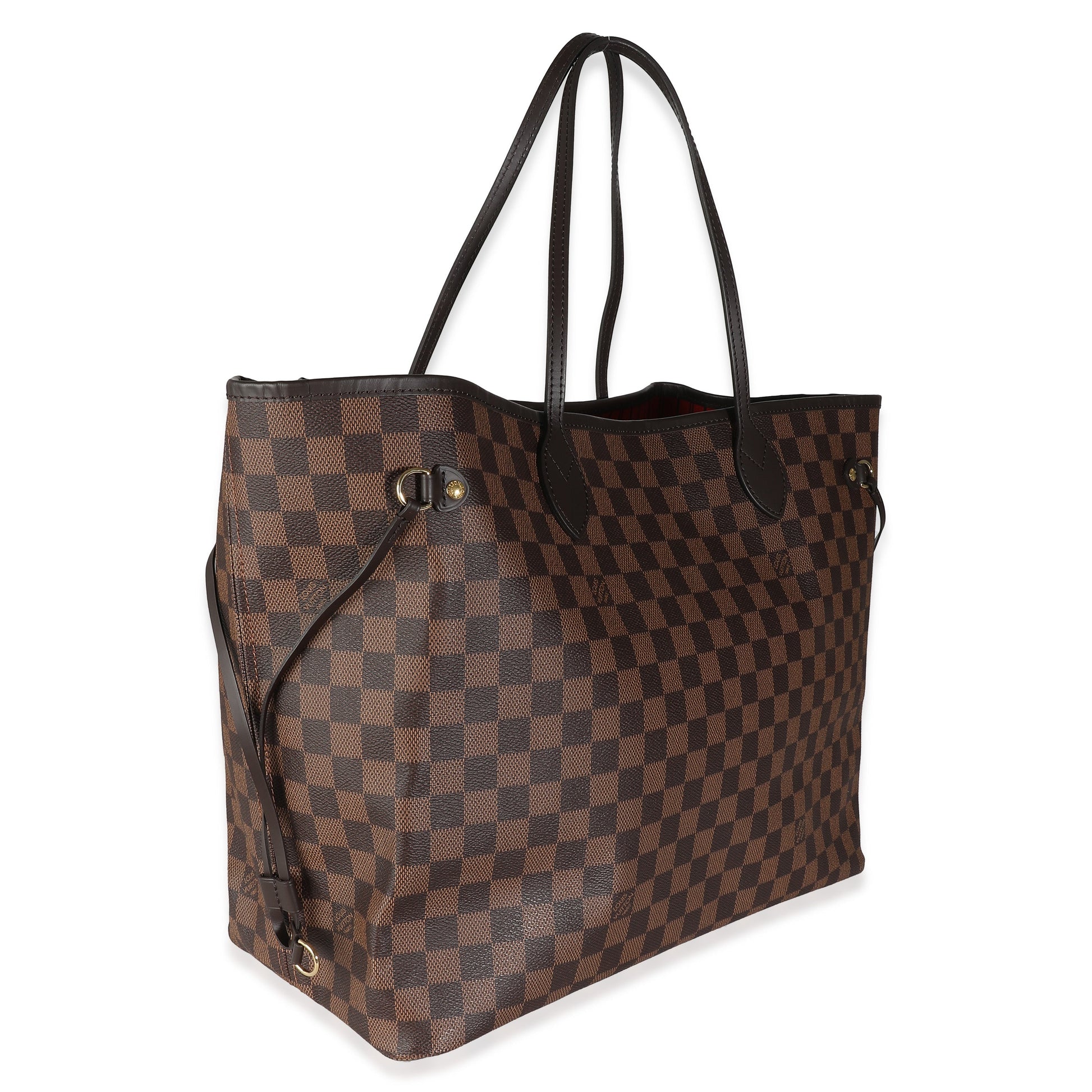 Louis Vuitton Damier Ebene Neverfull GM Canvas Tote Bag