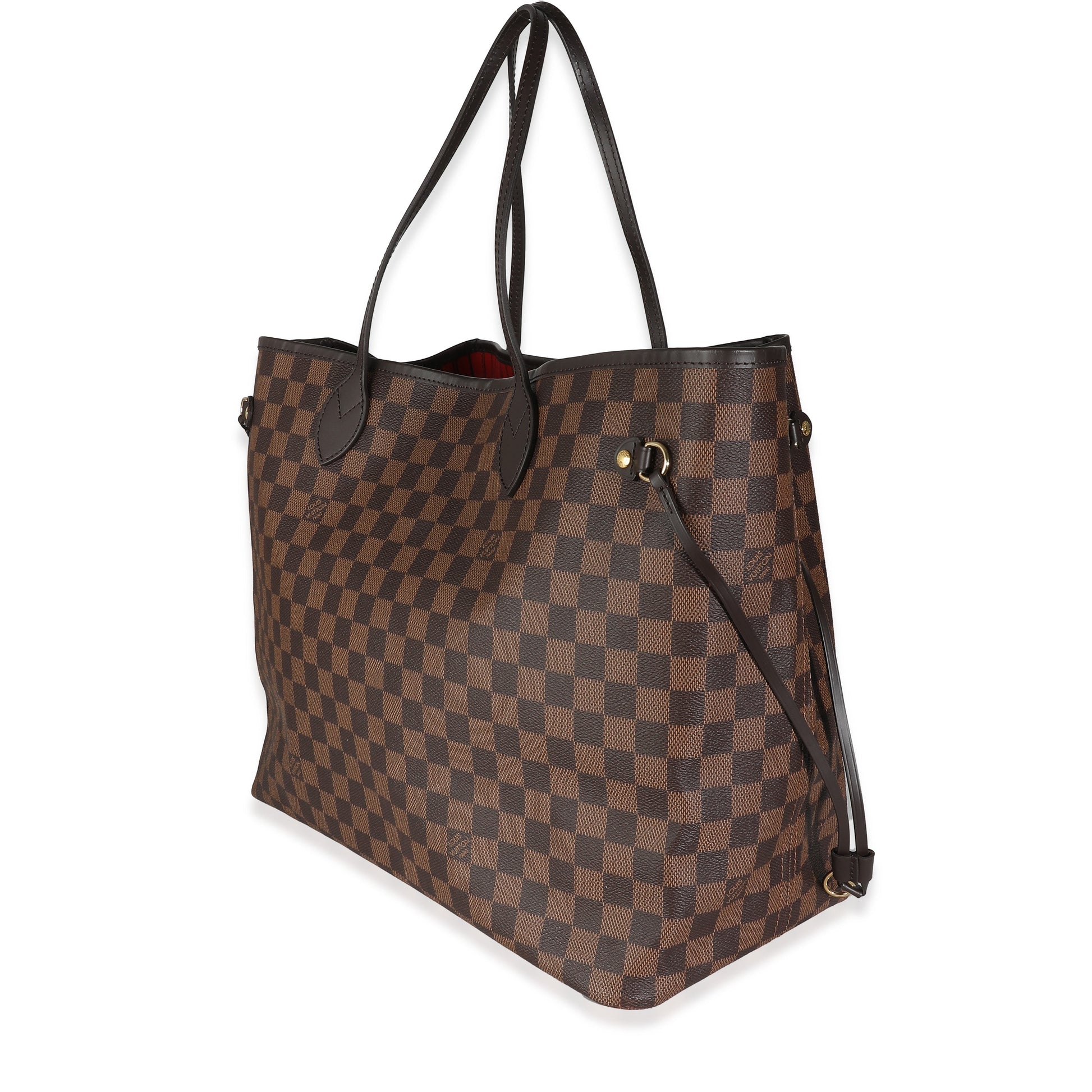 Louis Vuitton Damier Ebene Neverfull GM Canvas Tote Bag
