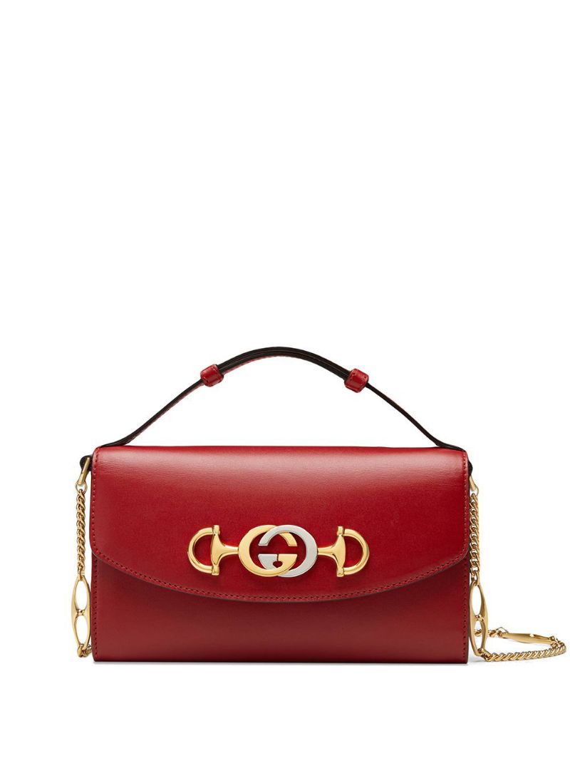 Gucci - Gucci Zumi mini shoulder bag - women - Leather - One Size - Red
