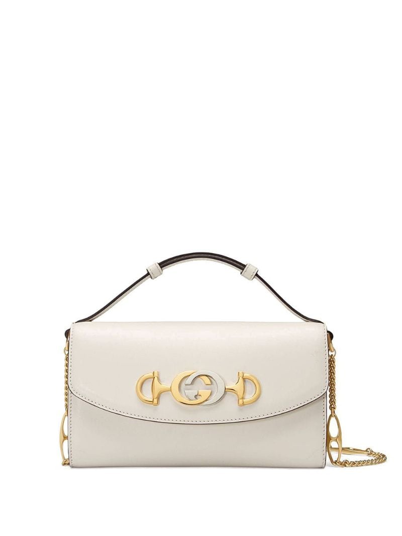Gucci - Gucci Zumi mini shoulder bag - women - Viscose/Leather - One Size - White