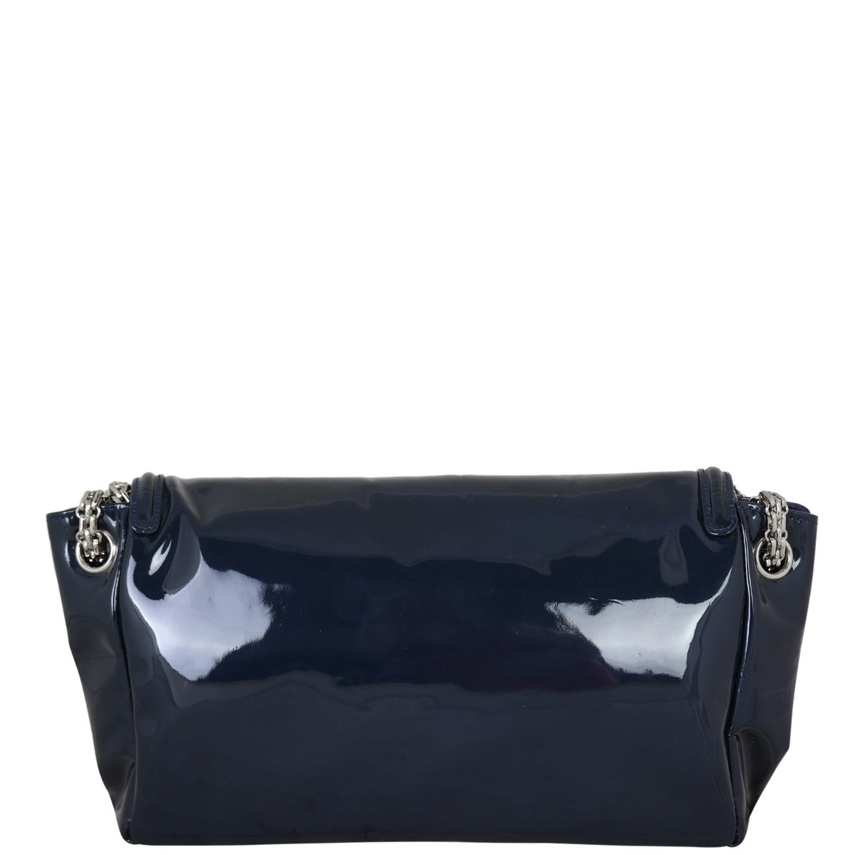Chanel Mademoiselle Lock Patent Clutch bag Leather