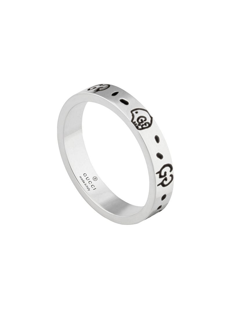 Gucci - GucciGhost ring in silver - women - Sterling Silver - 49, 50, 51, 53, 54, 56, 57, 58, 59, 62 - SILVER