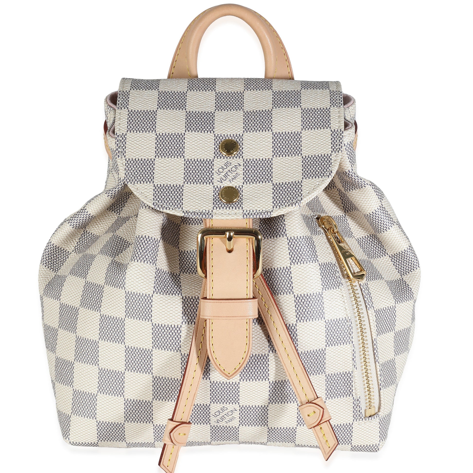 Louis Vuitton Damier Azur Sperone BB Canvas Handbag