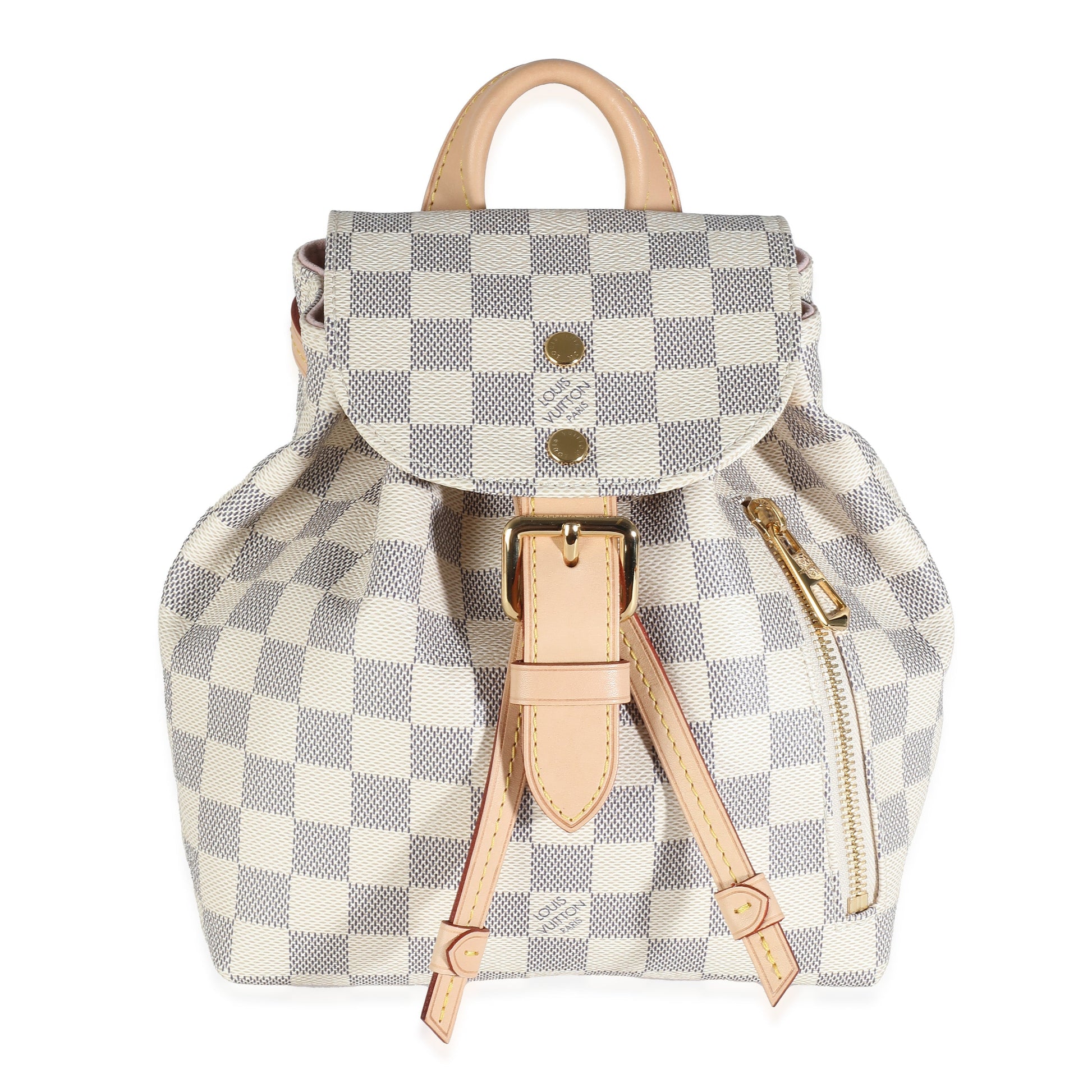 Louis Vuitton Damier Azur Sperone BB Canvas Handbag