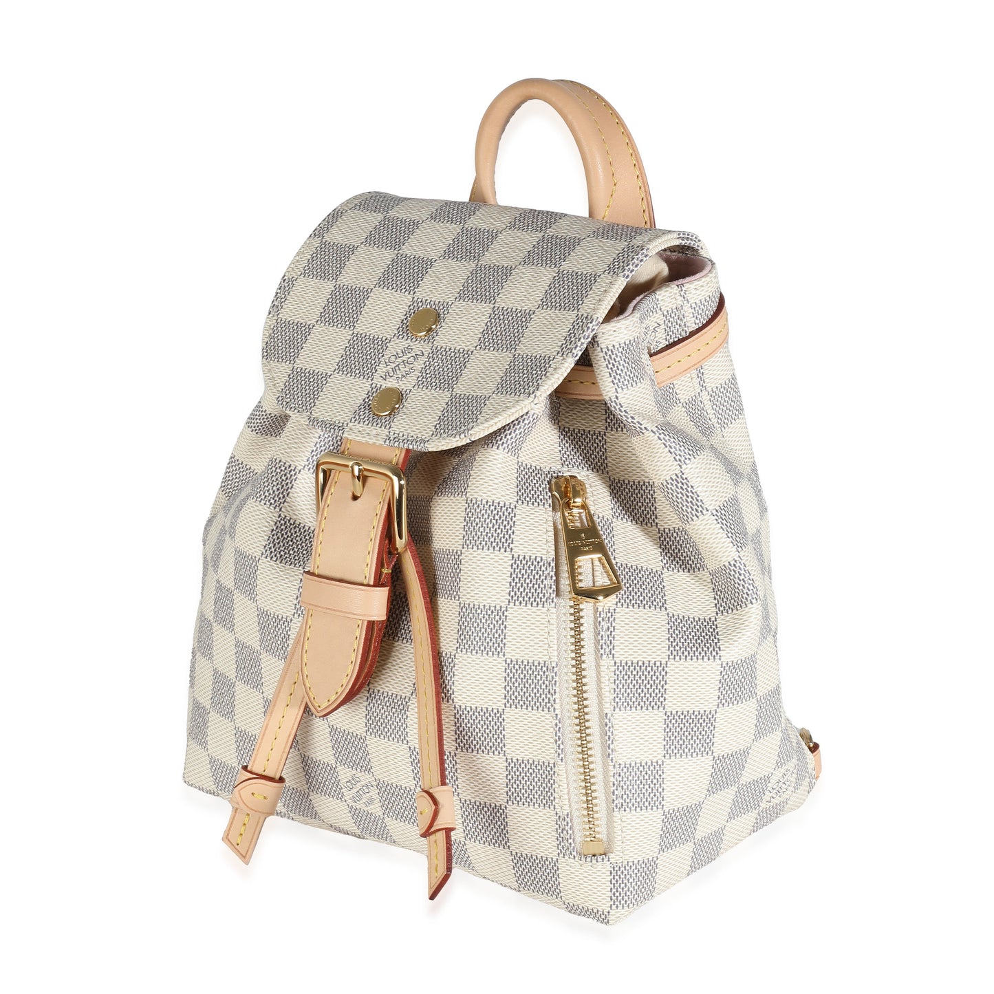 Louis Vuitton Damier Azur Sperone BB Canvas Handbag