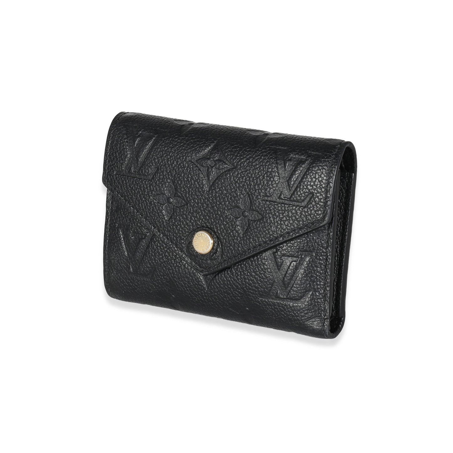 Louis Vuitton Empreinte Victorine Black Wallet Case