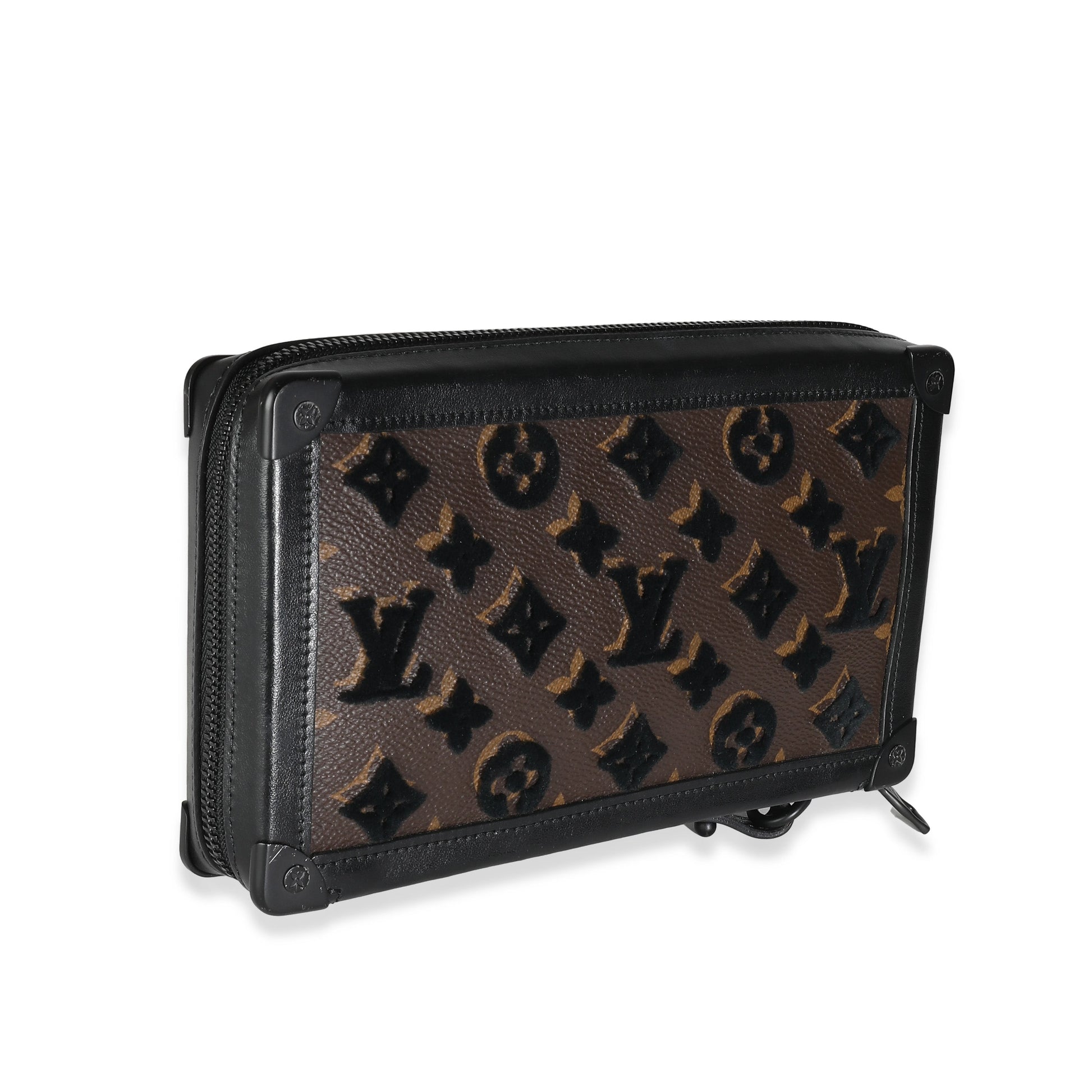 Louis Vuitton Tuffetage Soft Trunk Monogram Canvas Clutch Bag