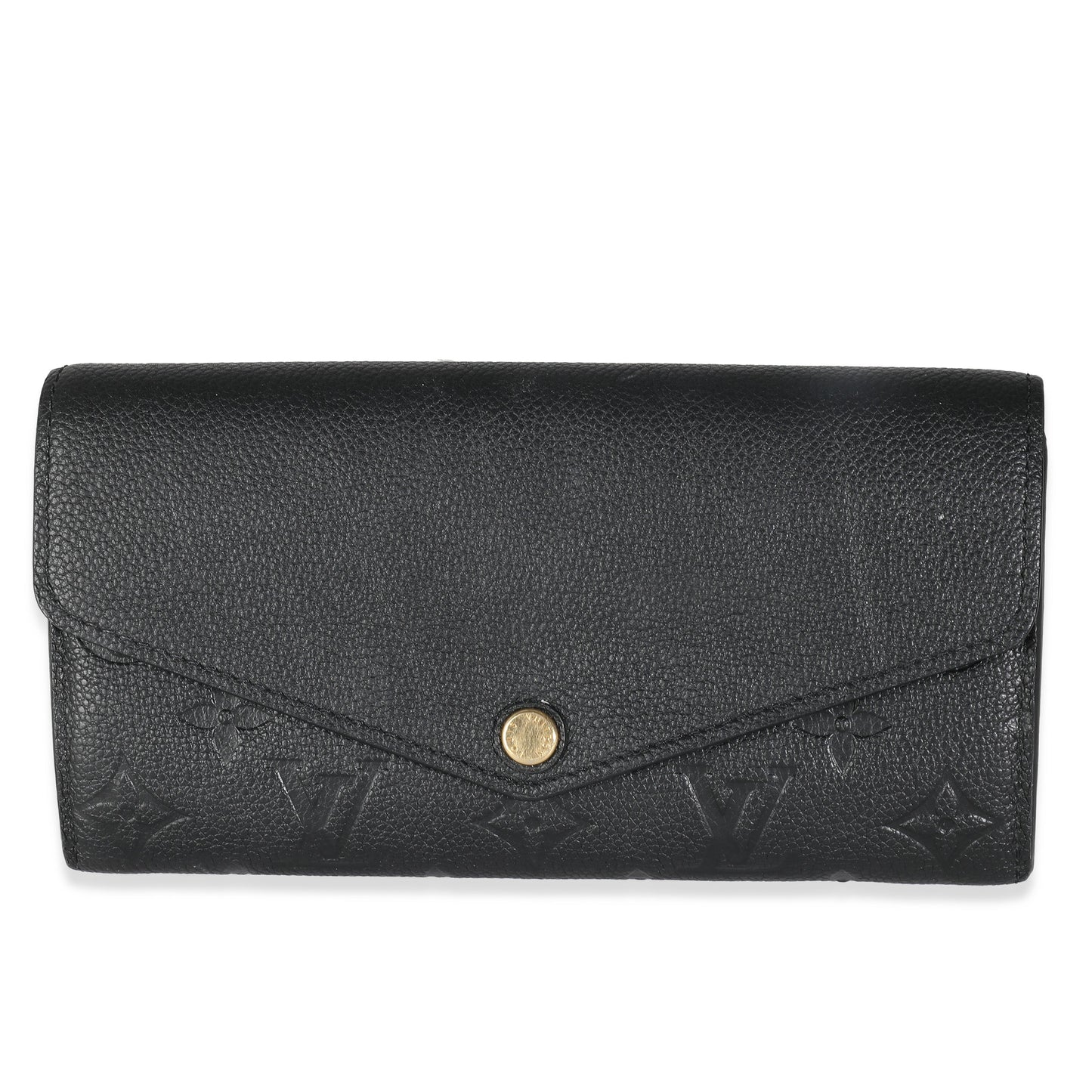 Louis Vuitton Empreinte Sarah Monogram Black Wallet Case