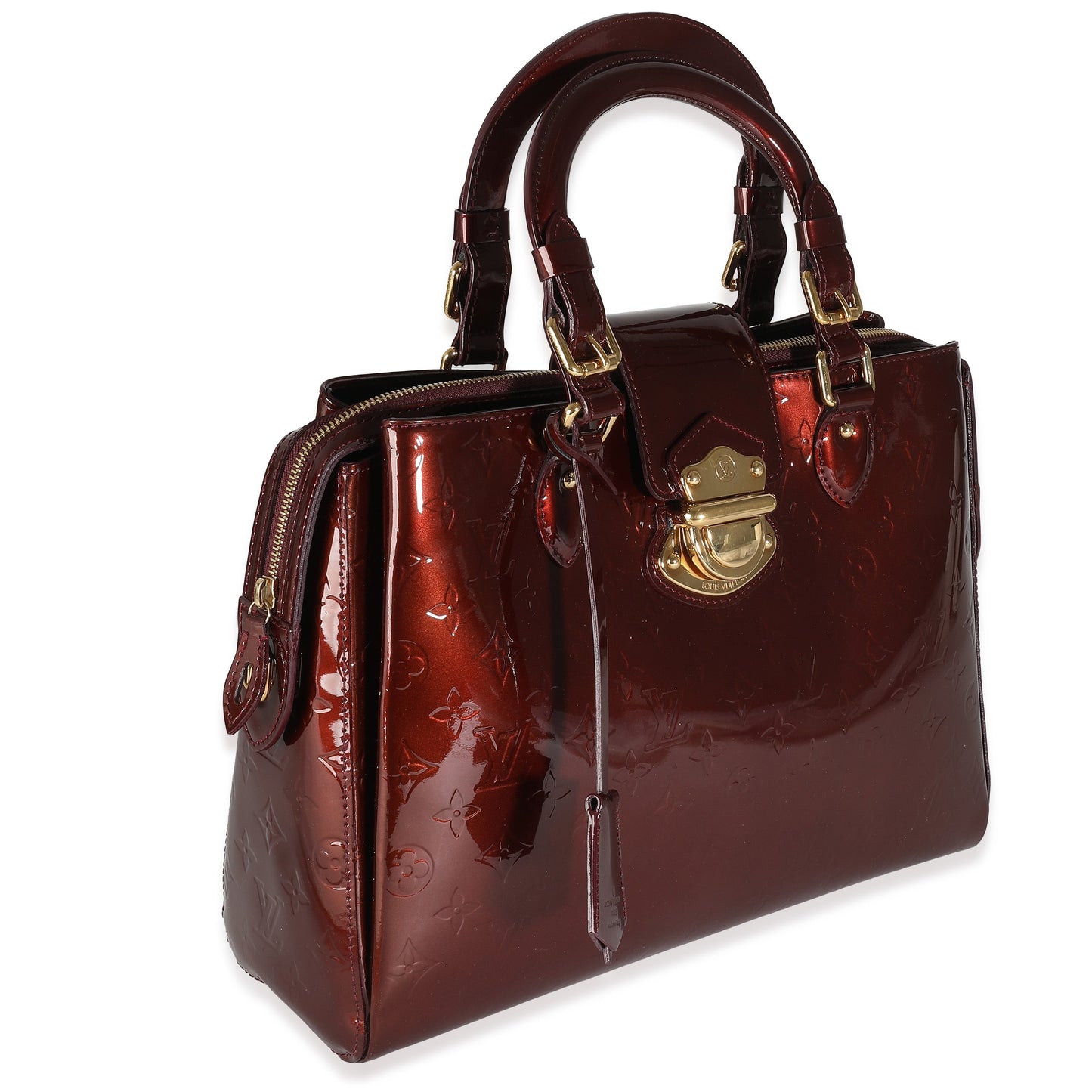 Louis Vuitton Griotte Vernis Melrose Avenue Monogram Handbag