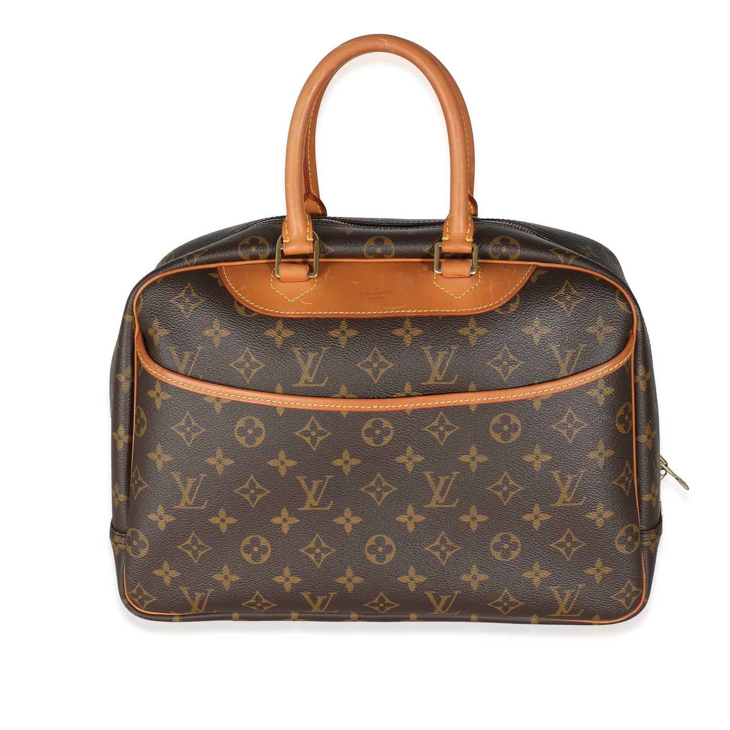 Louis Vuitton Deauville Monogram Canvas Handbag Canvas Deauville