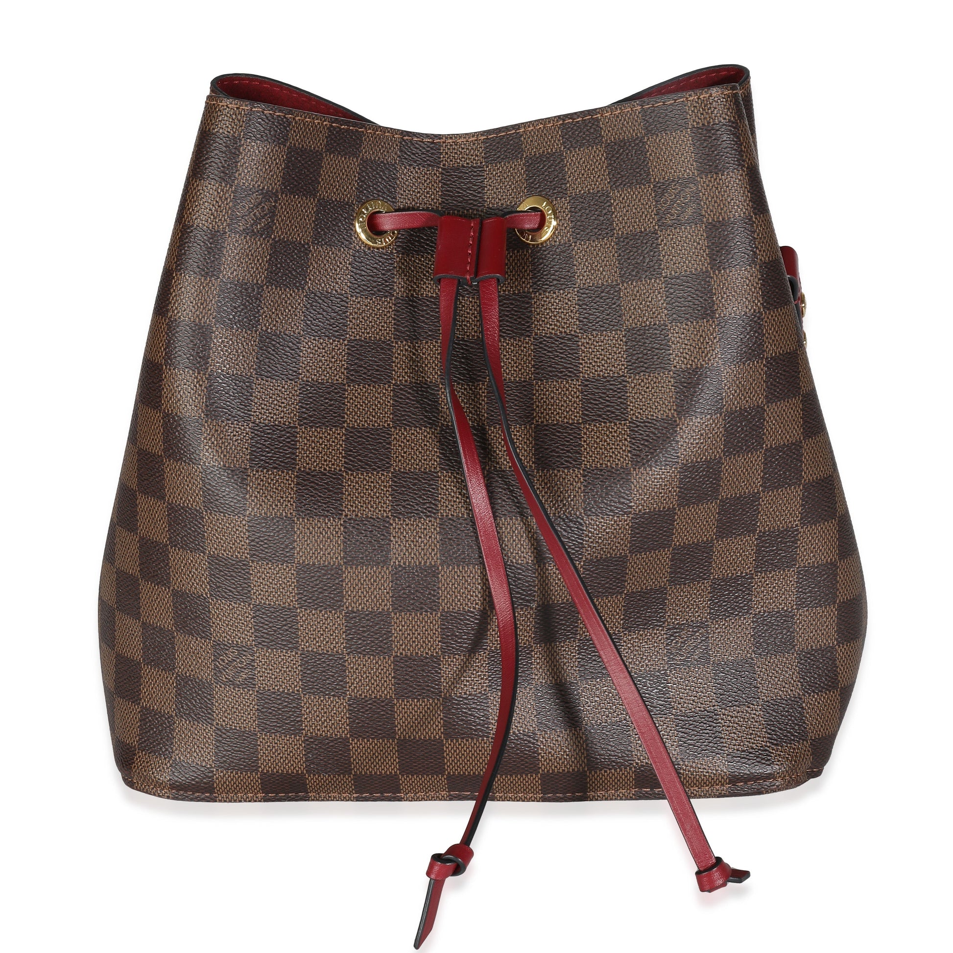 Louis Vuitton Berry Damier Ebene NeoNoe MM Canvas Handbag