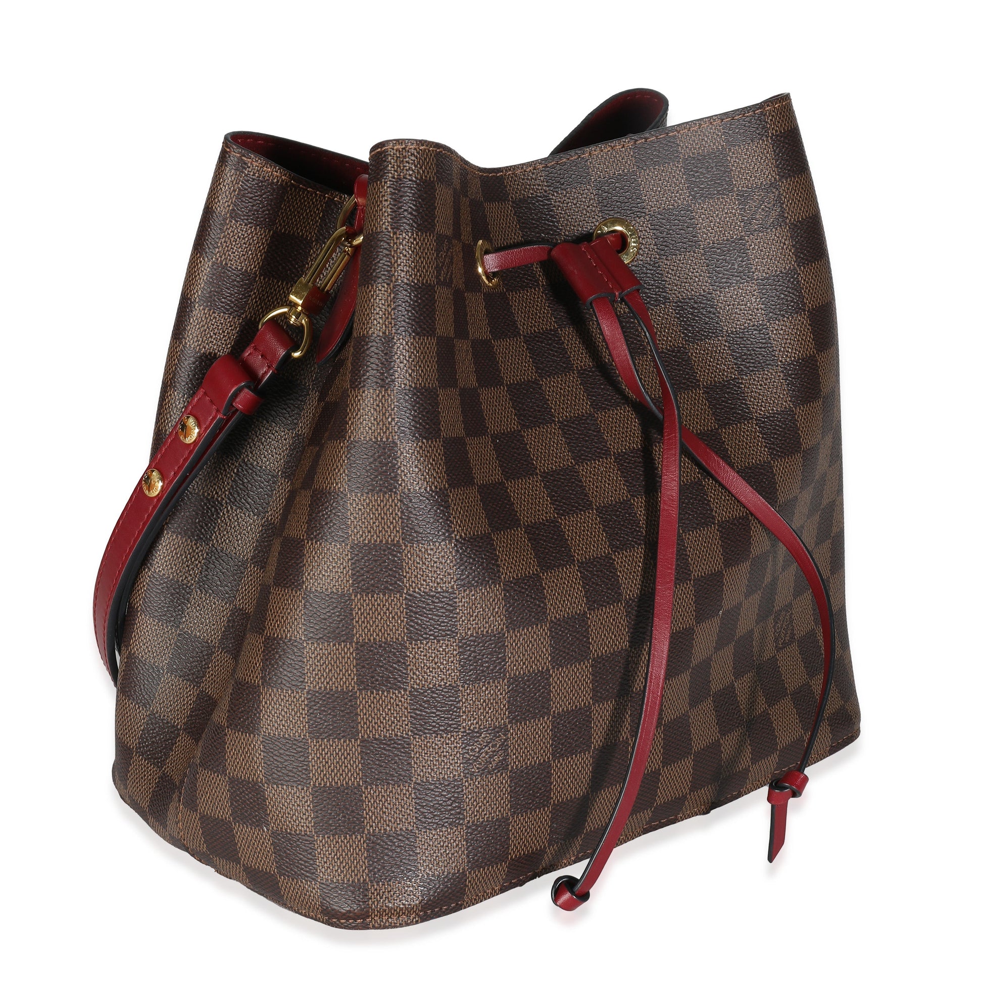 Louis Vuitton Berry Damier Ebene NeoNoe MM Canvas Handbag