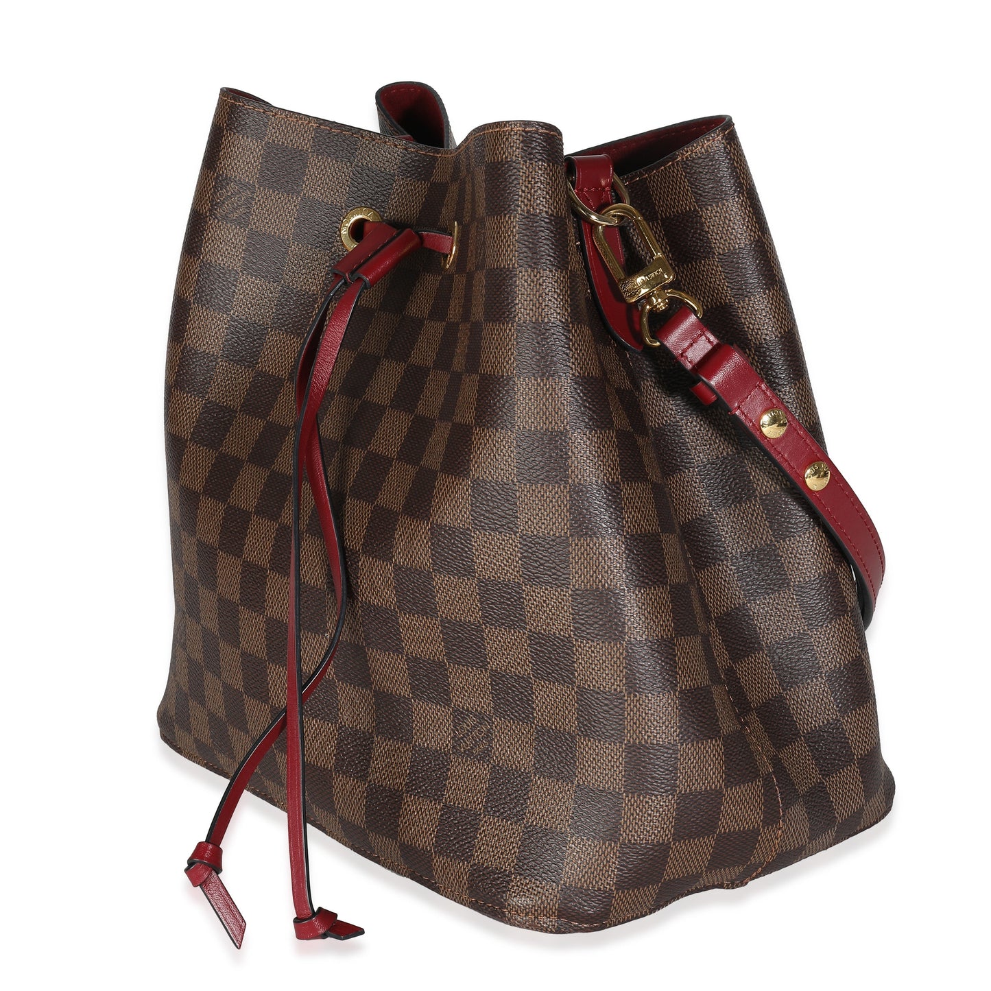 Louis Vuitton Berry Damier Ebene NeoNoe MM Canvas Handbag