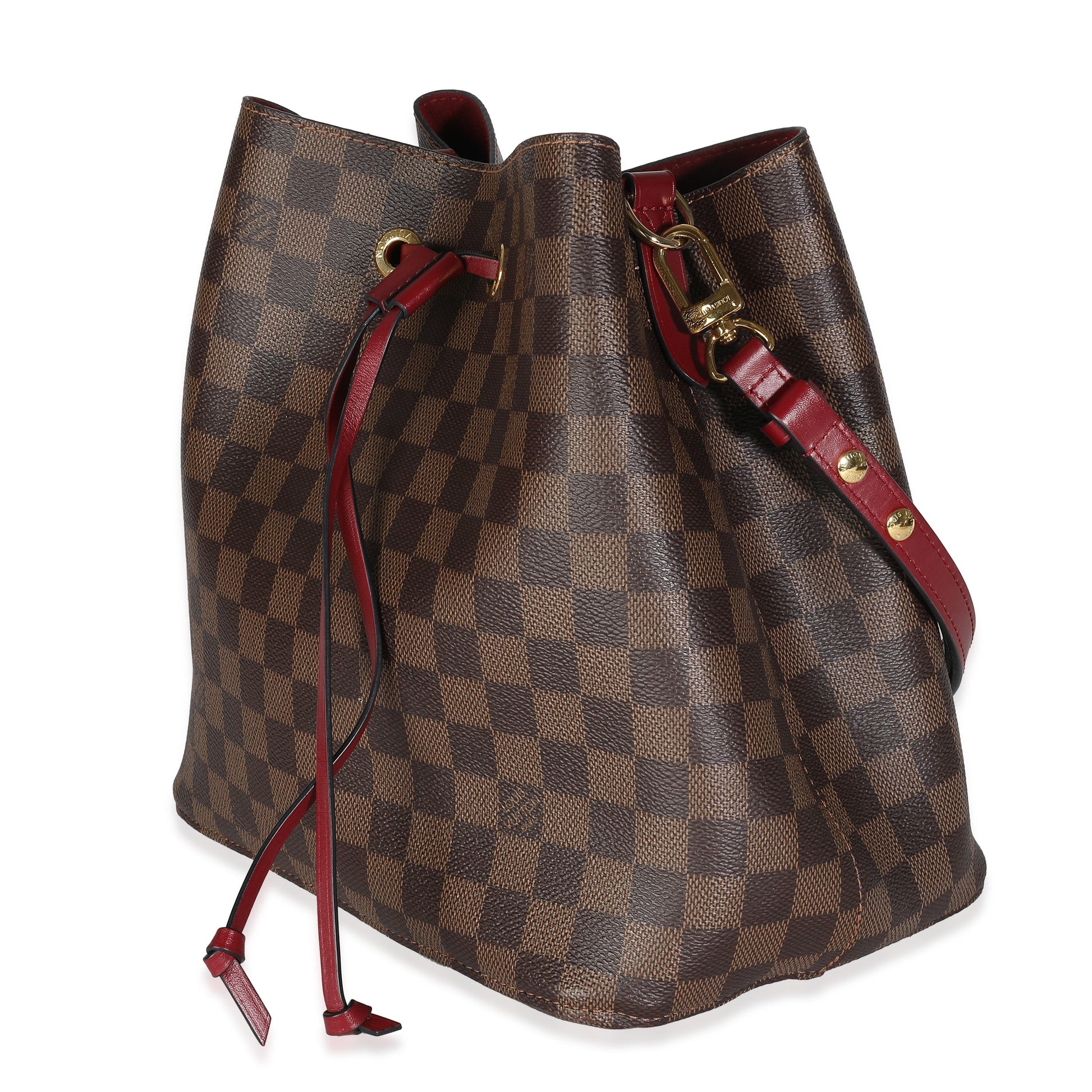 Louis Vuitton Berry Damier Ebene NeoNoe MM Canvas Handbag