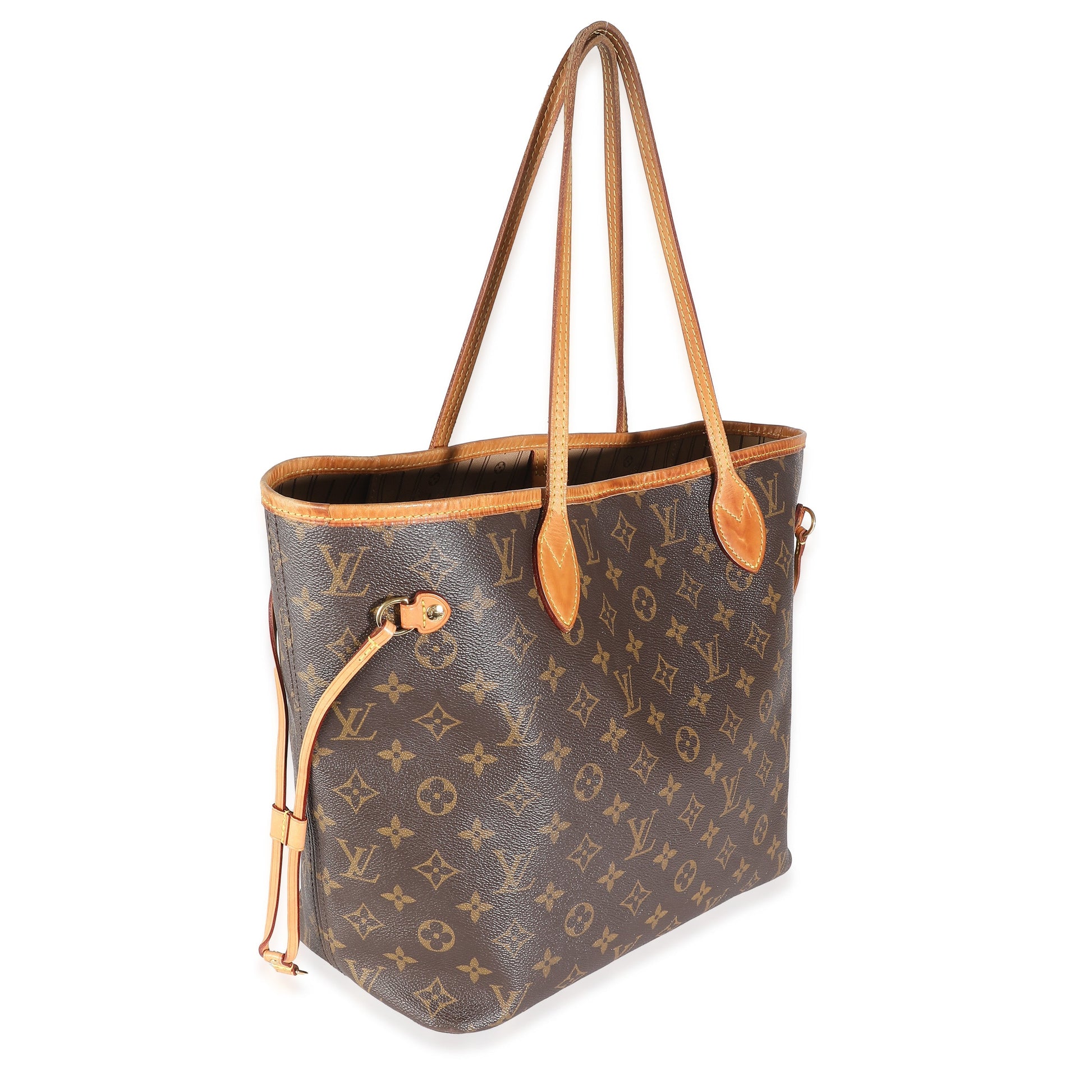 Louis Vuitton Neverfull MM Monogram Canvas Tote Bag Neverfull Mm