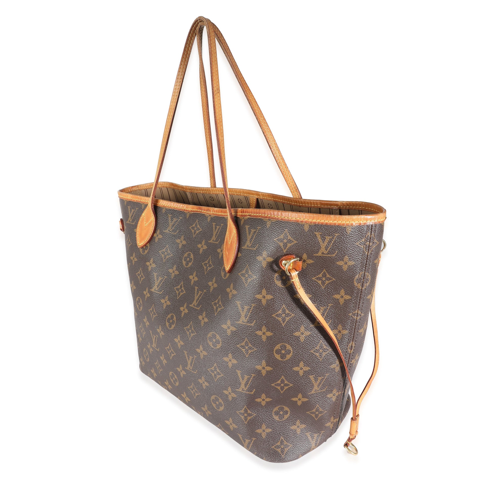Louis Vuitton Neverfull MM Monogram Canvas Tote Bag Neverfull Mm