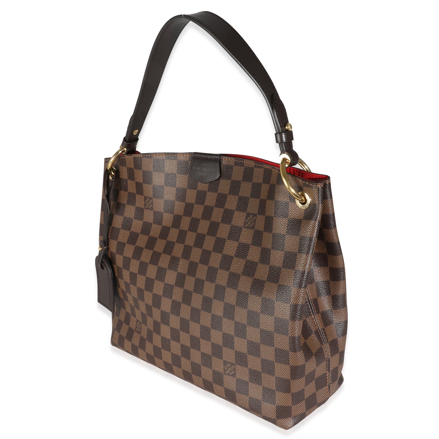 Louis Vuitton Damier Ebene Graceful PM Canvas Handbag