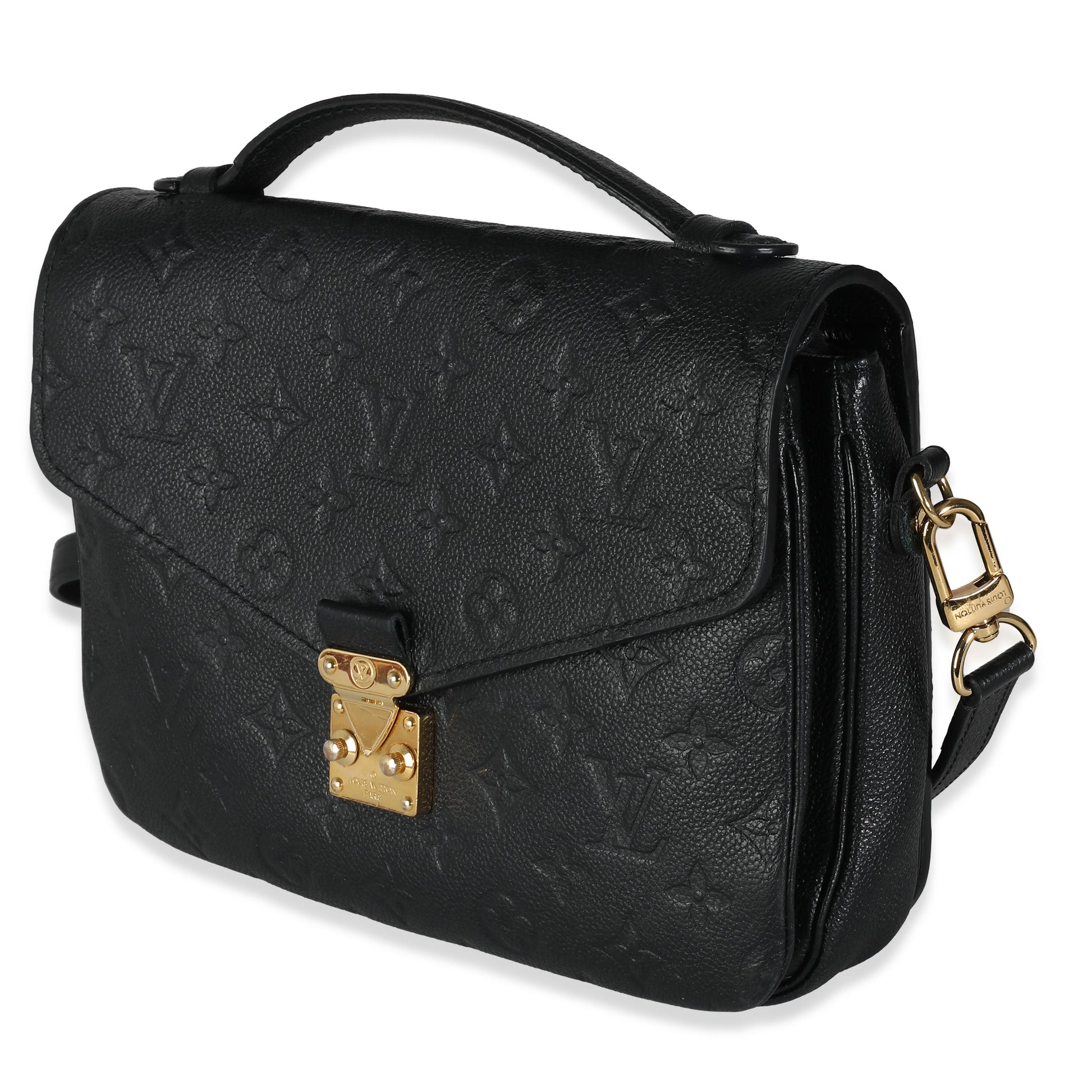 Louis Vuitton Empreinte Pochette Metis Black Clutch Bag