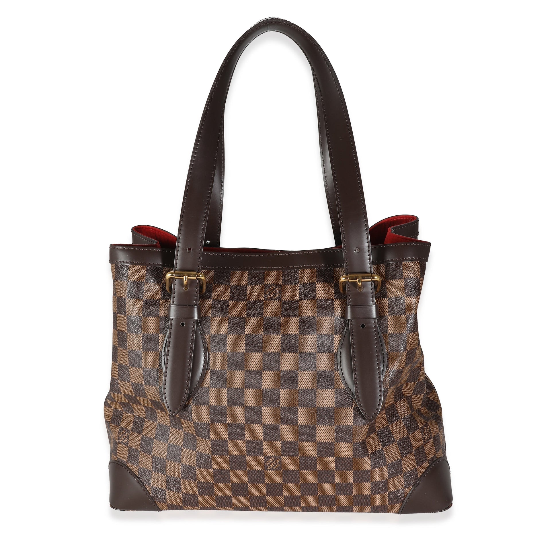 Louis Vuitton Damier Ebene Hampstead MM Canvas Handbag