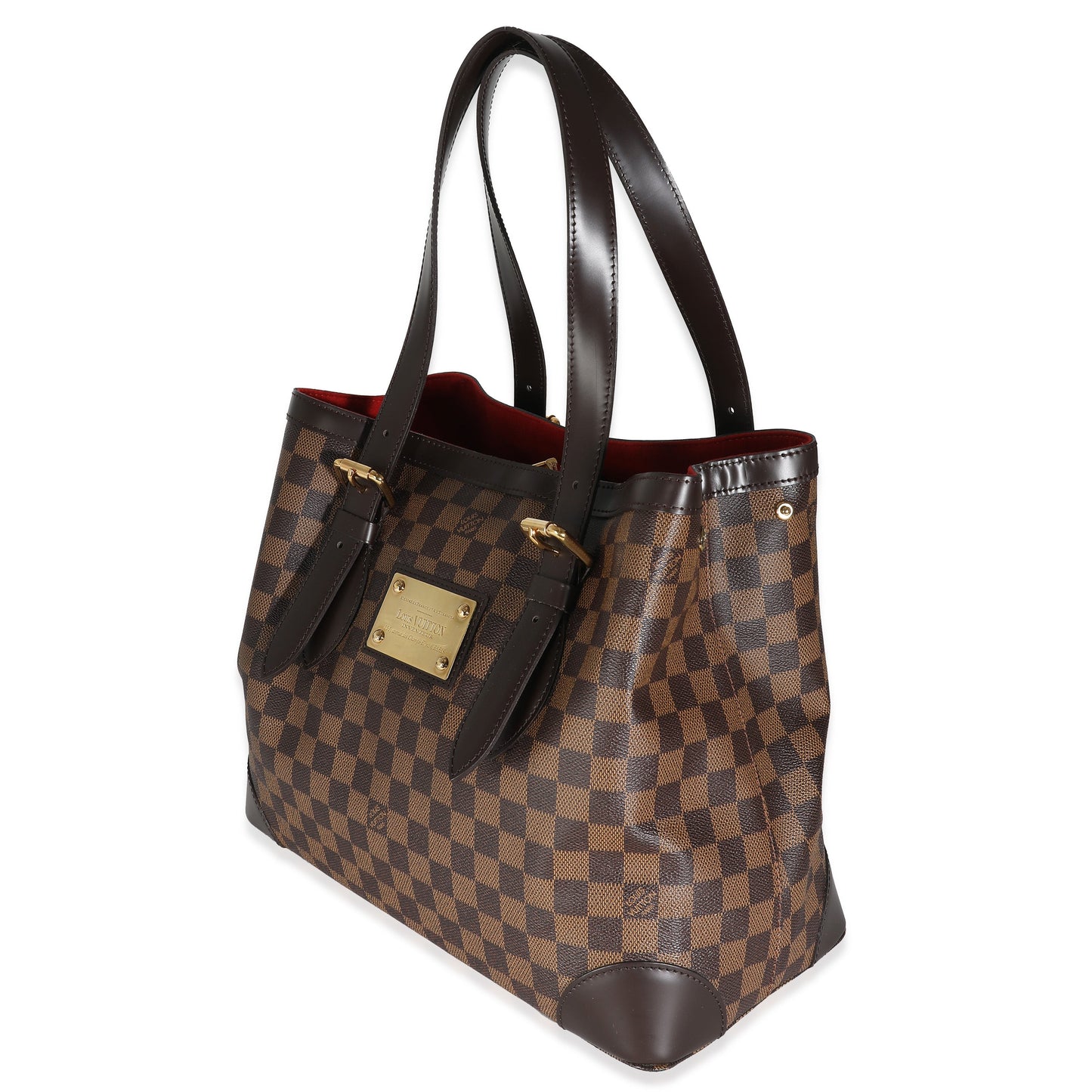 Louis Vuitton Damier Ebene Hampstead MM Canvas Handbag