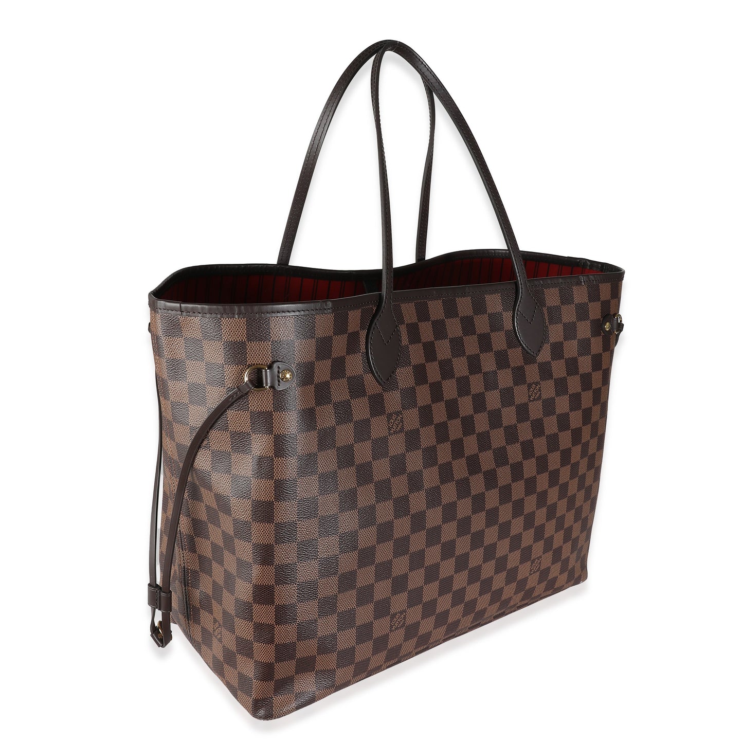 Louis Vuitton Damier Ebene Neverfull GM Canvas Tote Bag Neverfull Gm