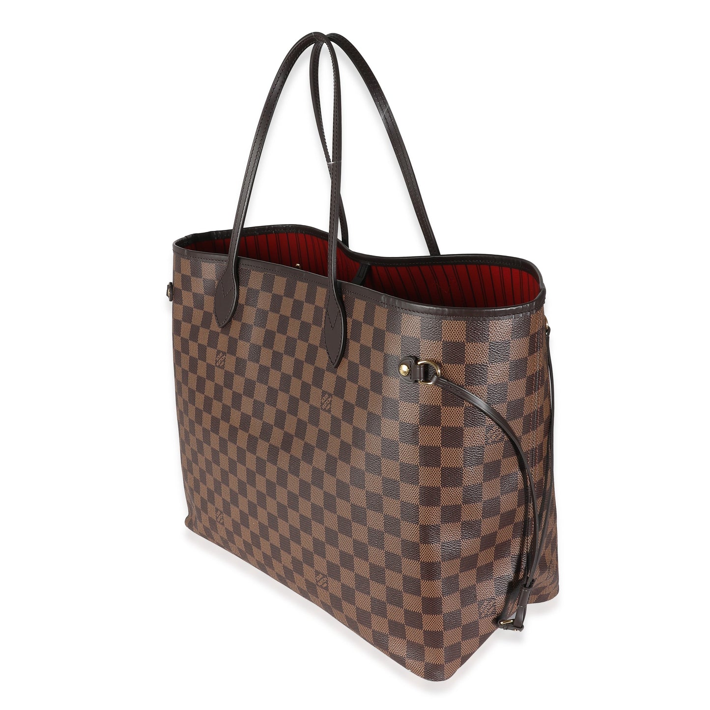 Louis Vuitton Damier Ebene Neverfull GM Canvas Tote Bag Neverfull Gm