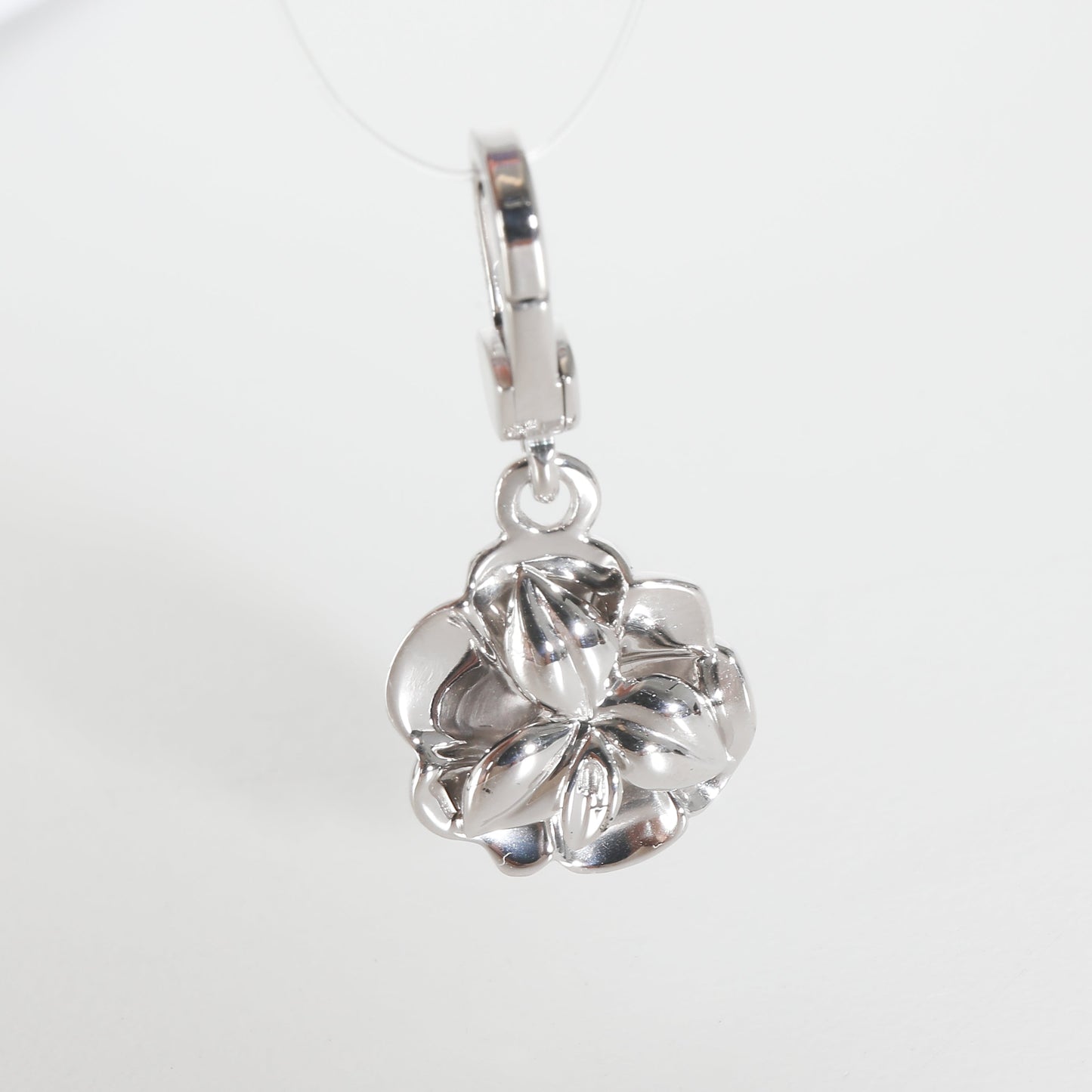 Chanel Camelia Charms in k White Gold