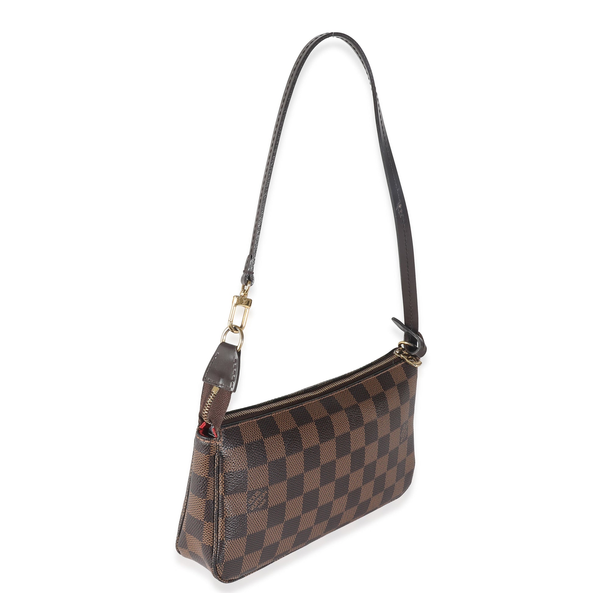 Louis Vuitton Damier Ebene Pochette Accessoires NM Canvas Clutch Bag
