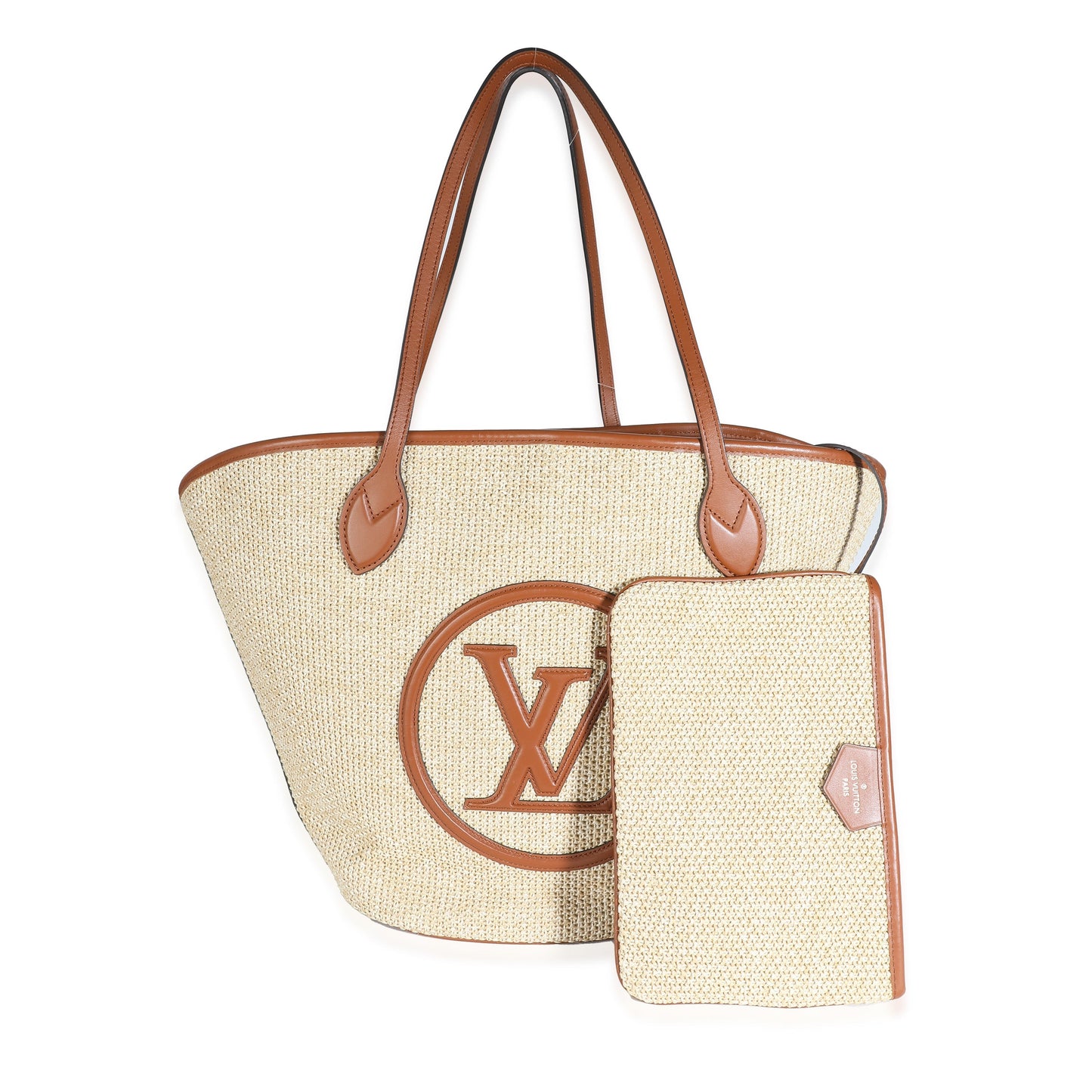 Louis Vuitton Caramel Saint Jacques Raffia Tote Bag