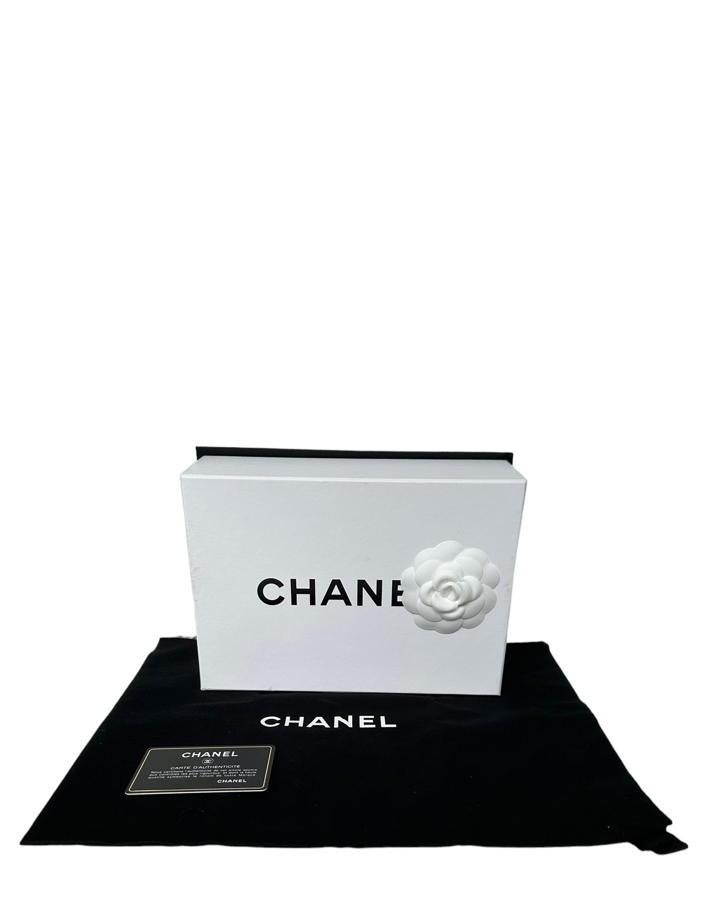Chanel Black Calfskin Leather Quilted World Coin Charm Flap Bag