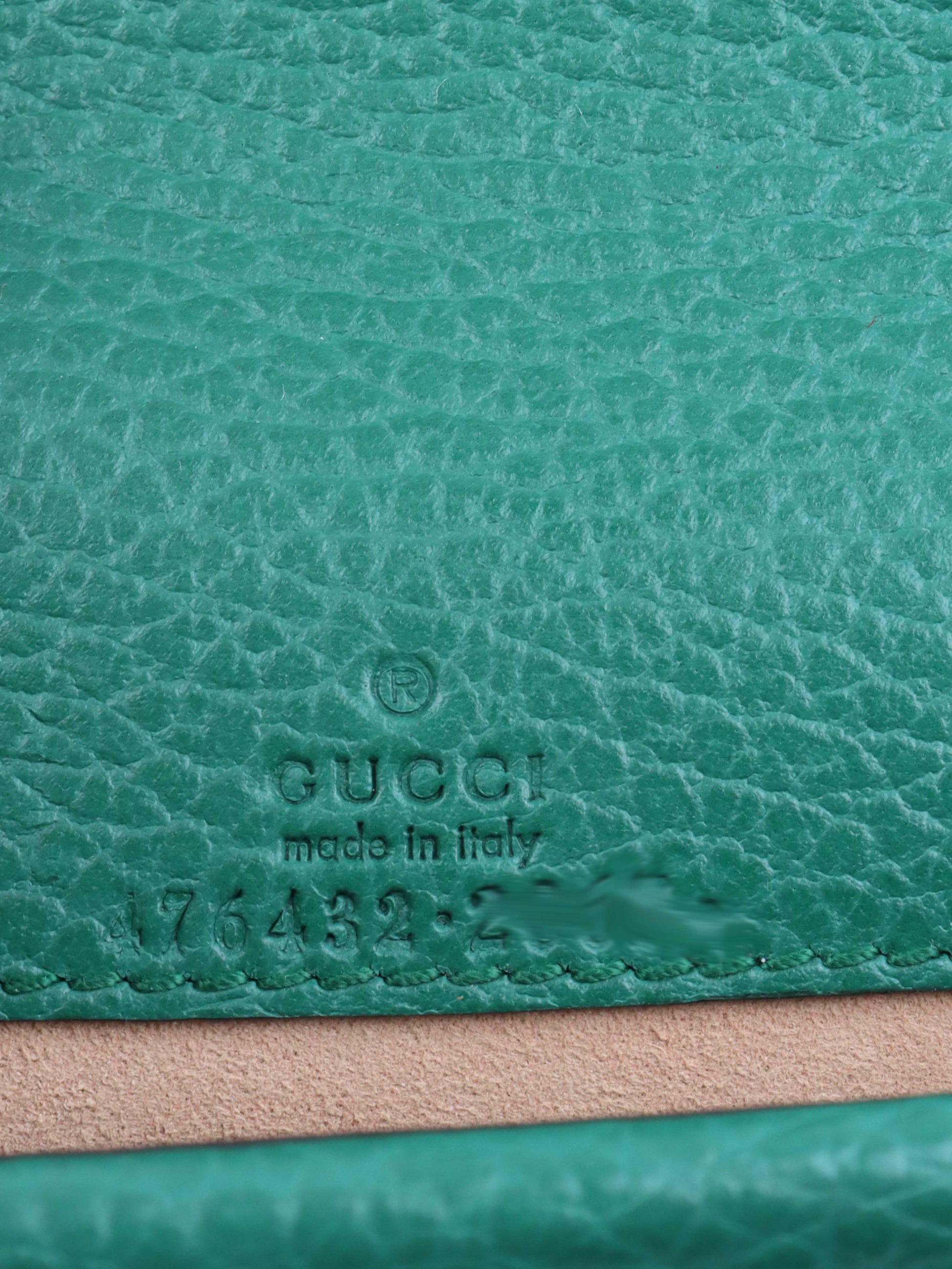 Gucci Green Super Mini Dionysus.