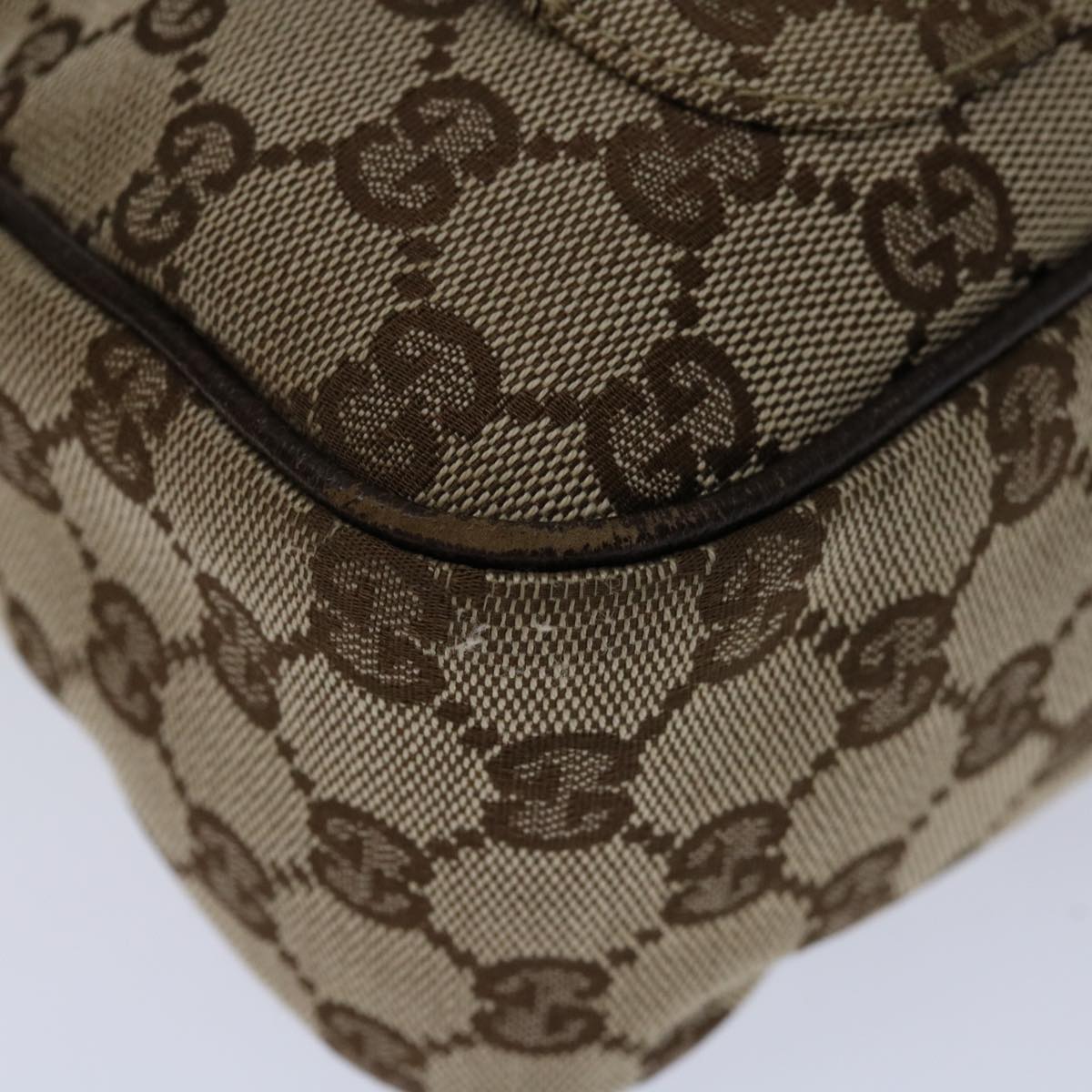 Gucci Gg Canvas Brown Canvas Shoulder Bag