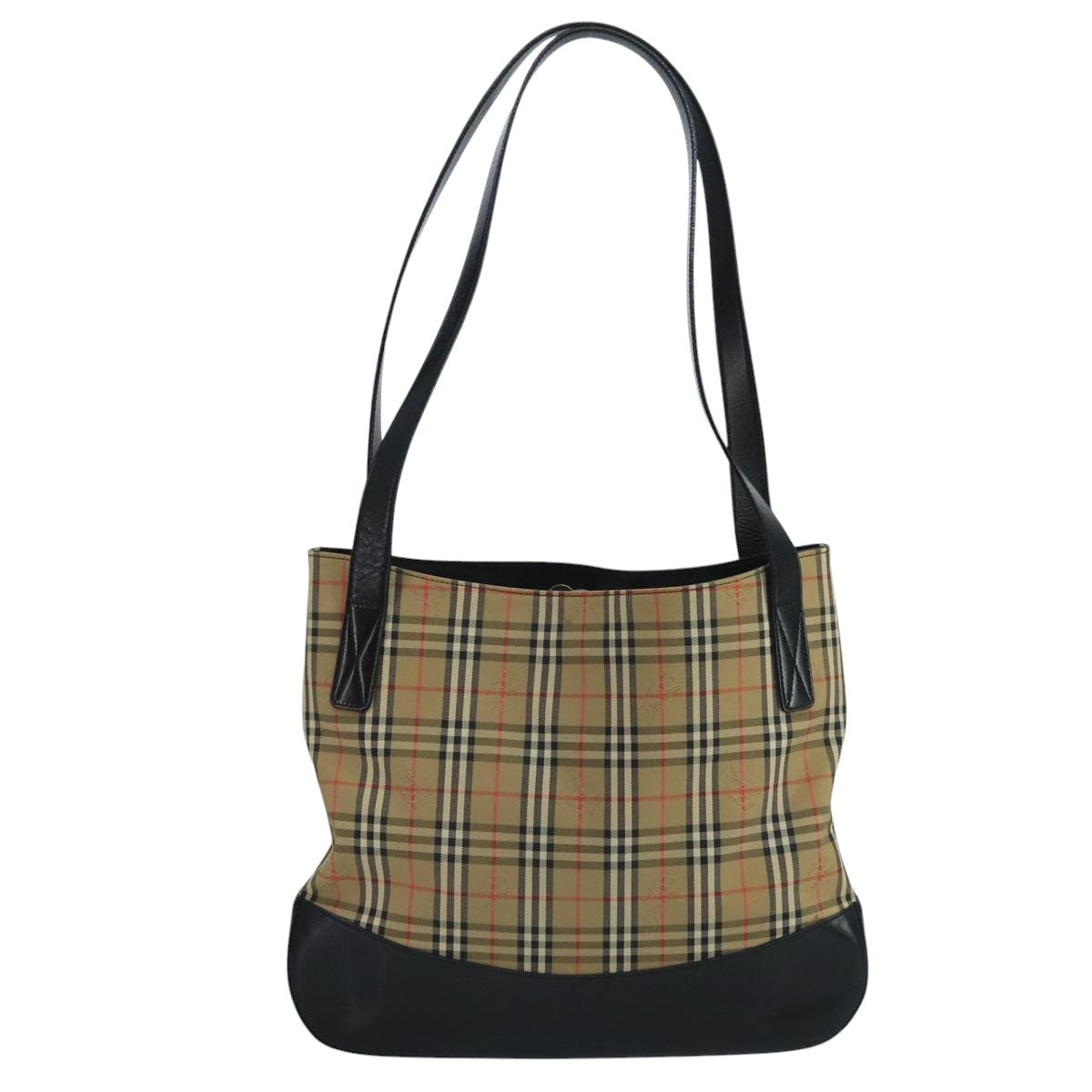 Burberry Nova Check Tote Bag Canvas Beige Tote Bag 59