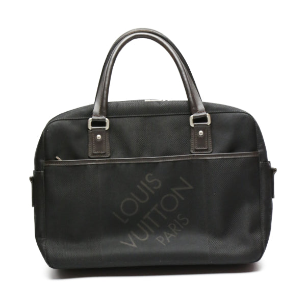 Louis Vuitton M93082 Damier Jean Noir Documents Canvas Black Handbag