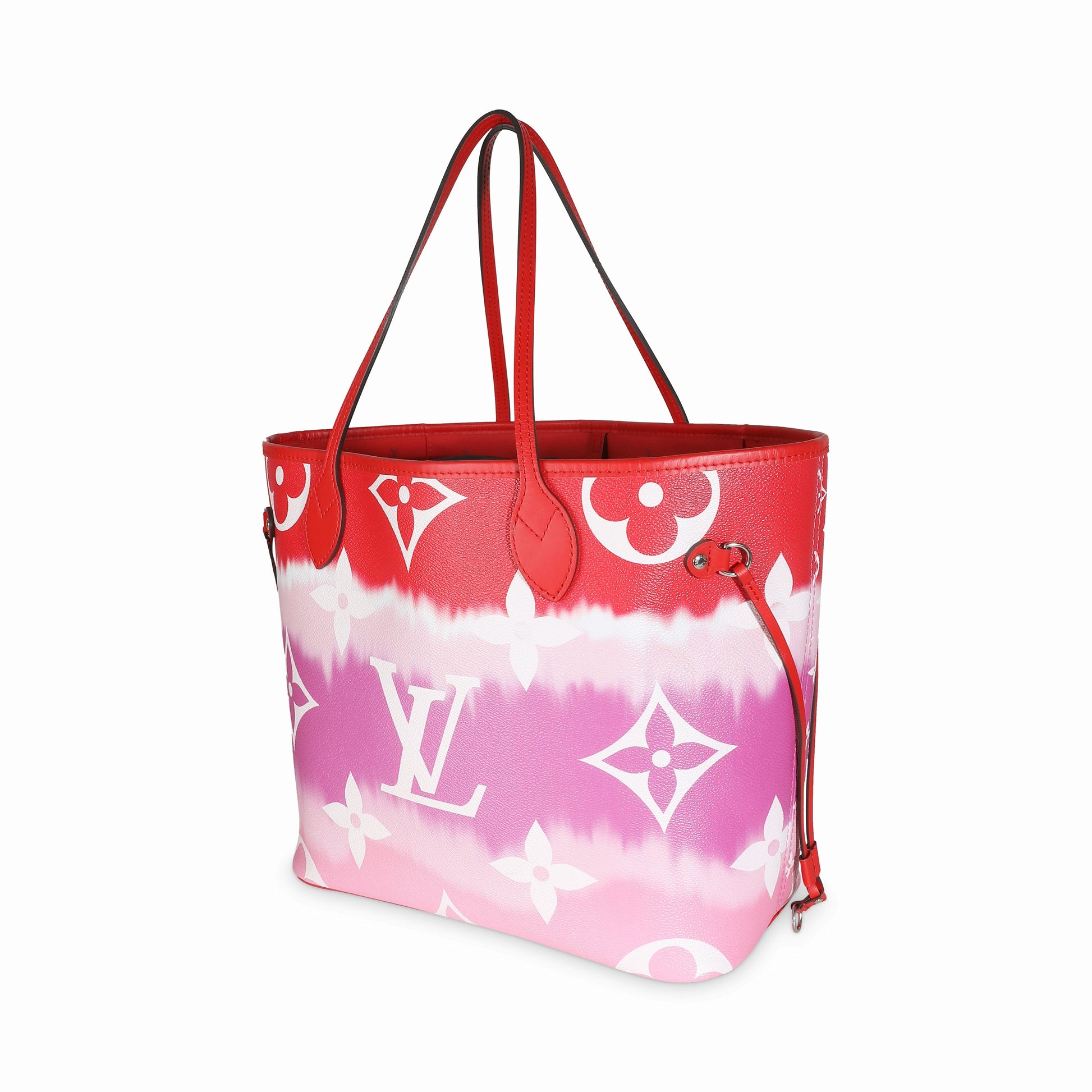 Louis Vuitton Rouge Giant Escale Neverfull MM Monogram Canvas Tote Bag