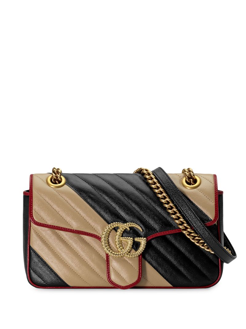 Gucci - GG Marmont shoulder bag - women - Leather/metal - One Size - Black