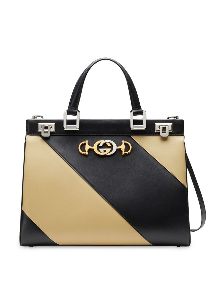 Gucci - Zumi tote - women - metal/Leather - One Size - Black