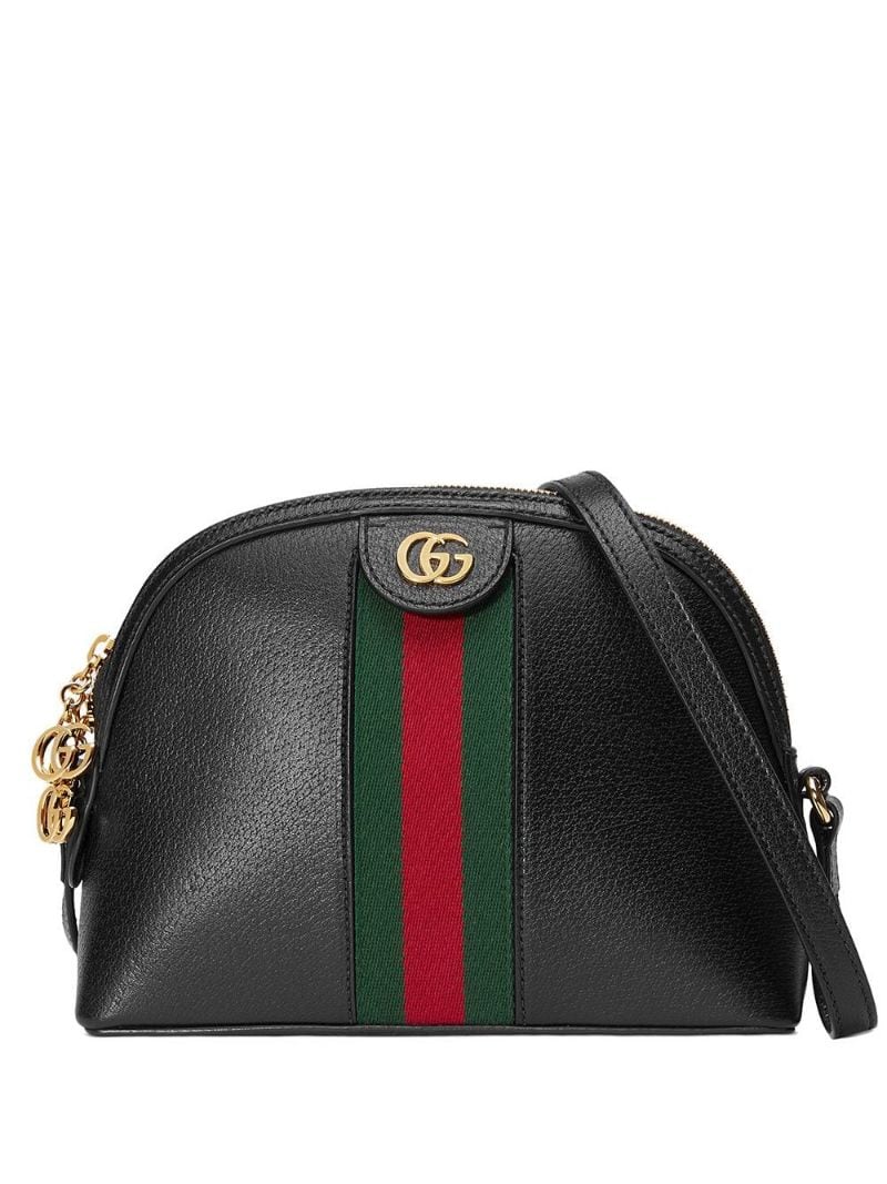 Gucci - small Ophidia shoulder bag - women - Leather/Microfibre - One Size - Black