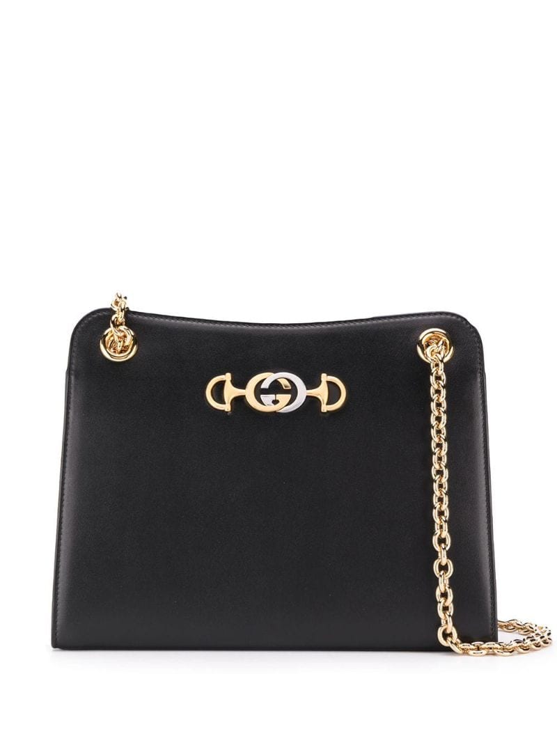 Gucci - Zumi frame crossbody bag - women - Calf Leather - One Size - Black