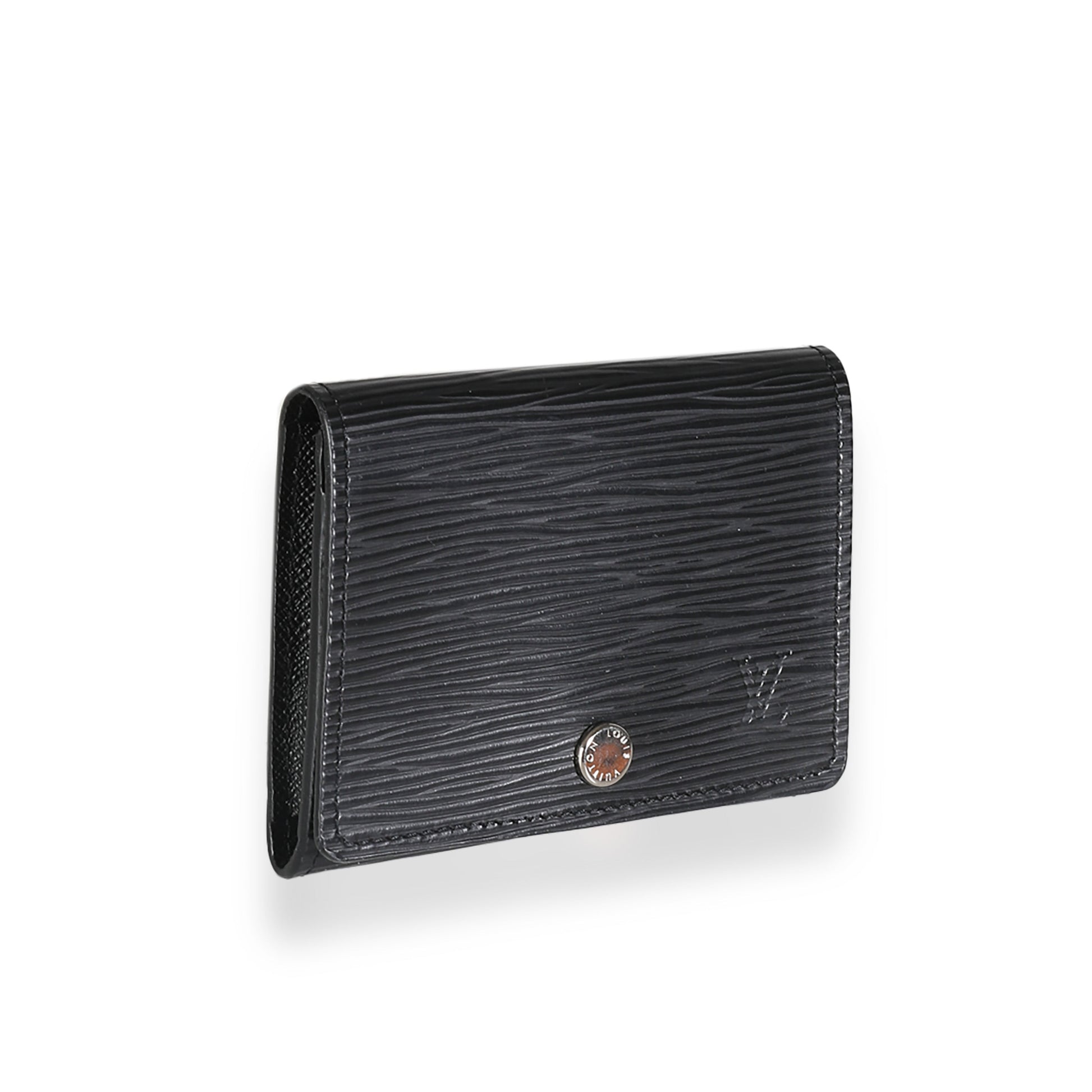 Louis Vuitton Epi Business Holder Black Wallet Case