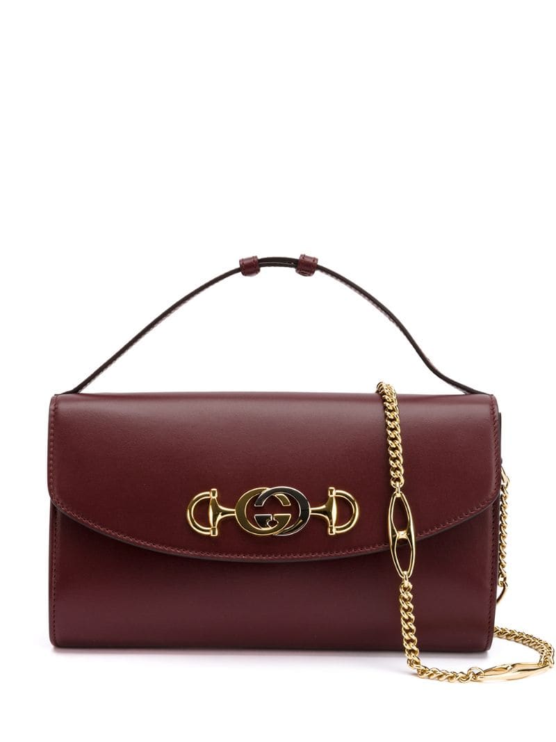 Gucci - GG Horsebit crossbody - women - Leather - One Size - Red