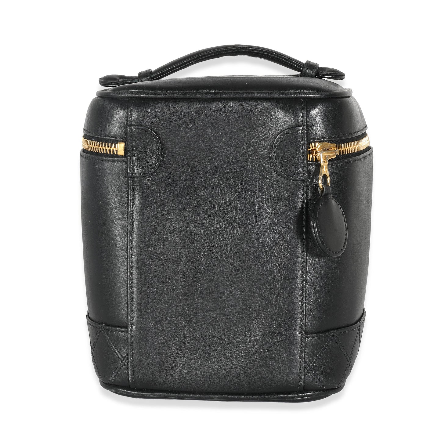 Chanel Black Quilted Lambskin Timeless Classic Vanity Case