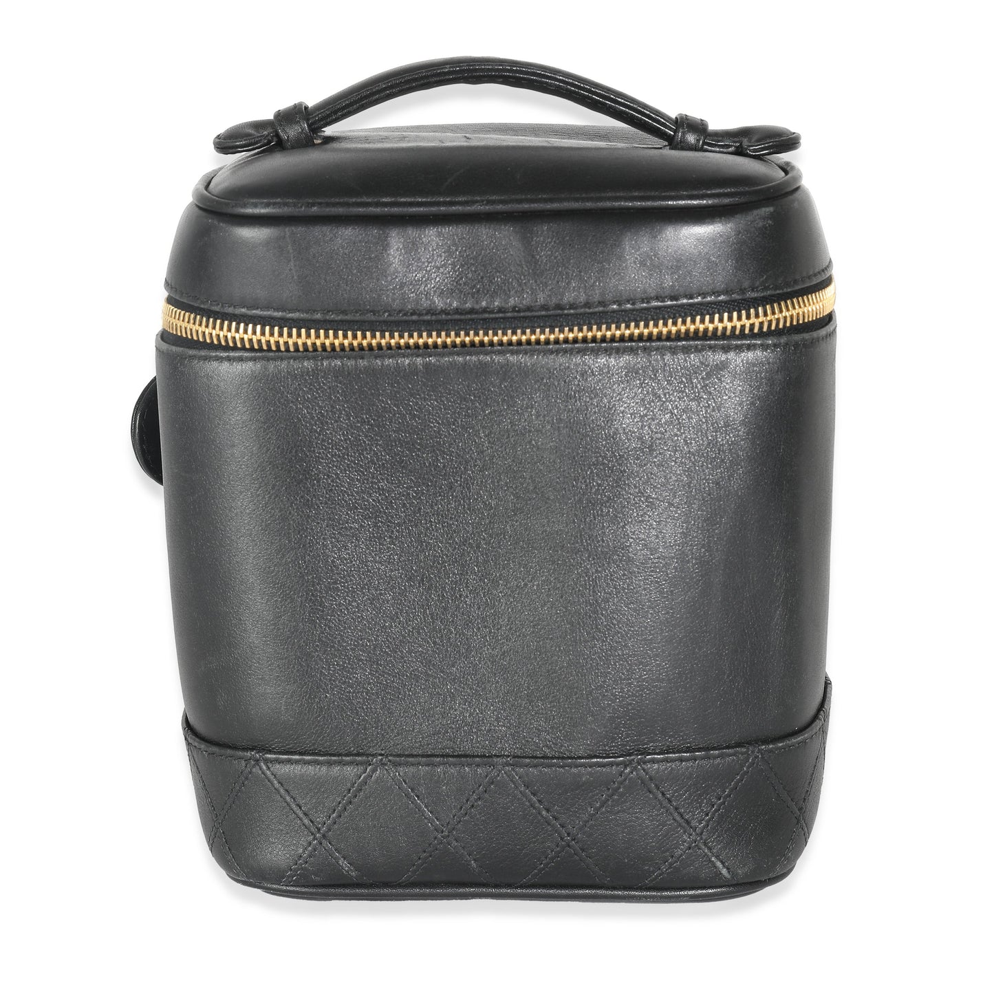 Chanel Black Quilted Lambskin Timeless Classic Vanity Case