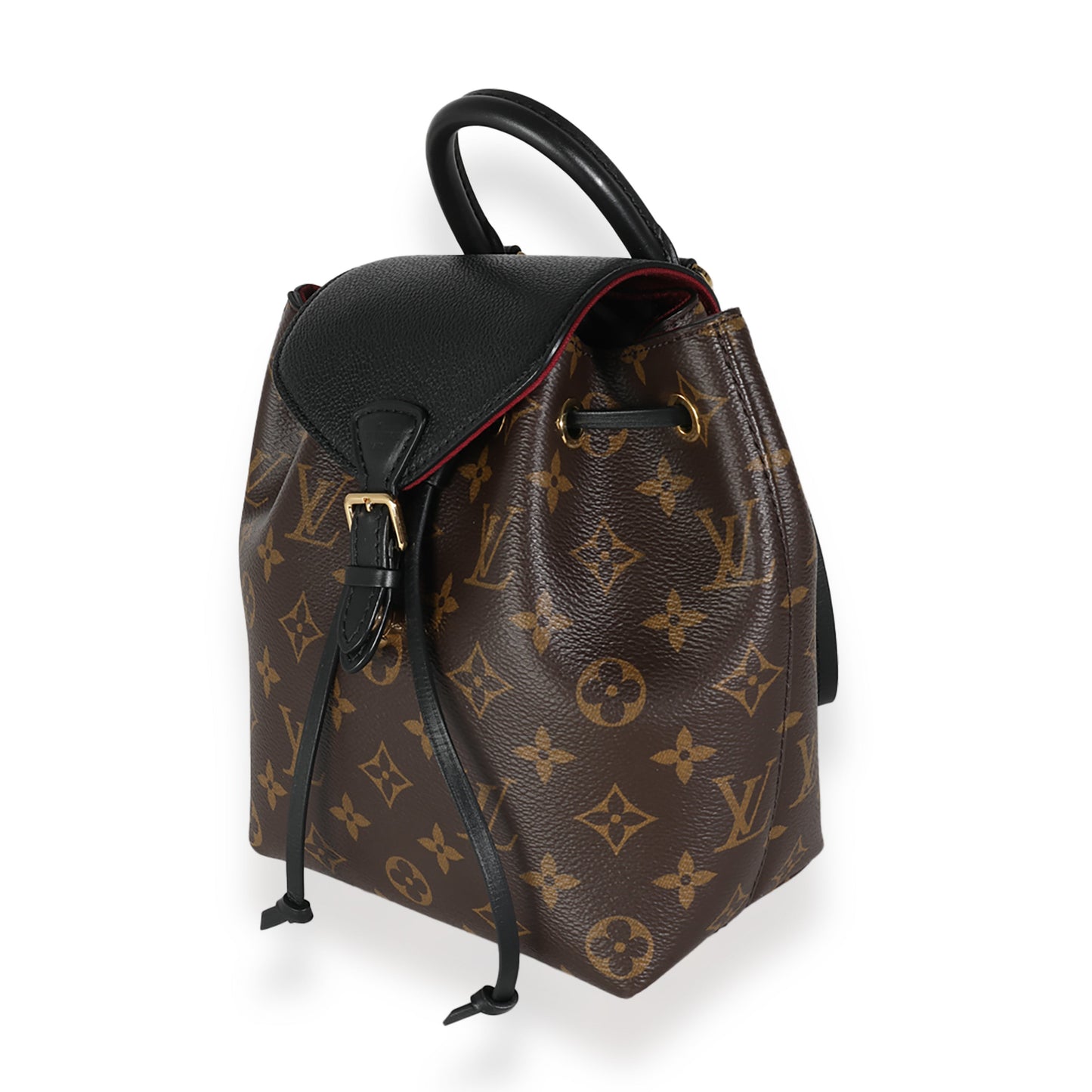 Louis Vuitton Montsouris BB Monogram Canvas Black Handbag