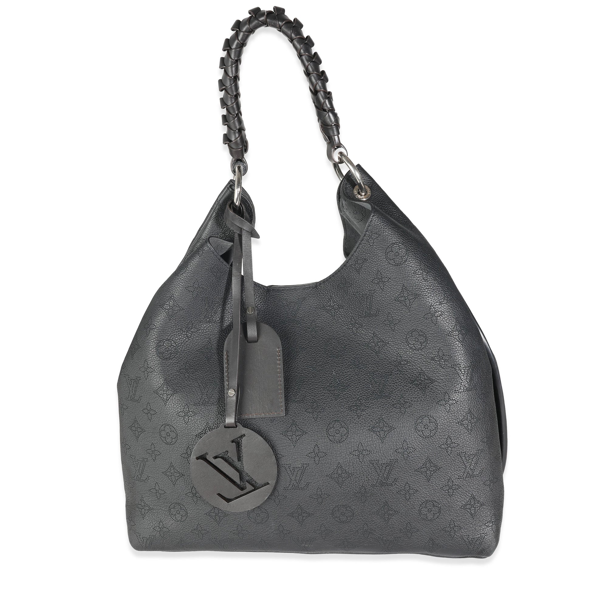 Louis Vuitton Mahina Carmel Black Shoulder Bag
