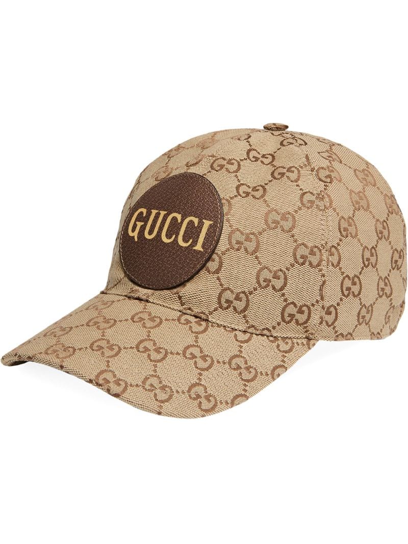 Gucci - GG canvas baseball cap - men - Leather/Cotton - M, L, S, XL - NEUTRALS