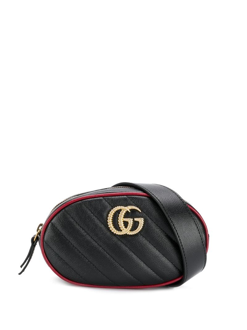 Gucci - GG Marmont matelassé belt bag - women - Leather - 95, 85 - Black