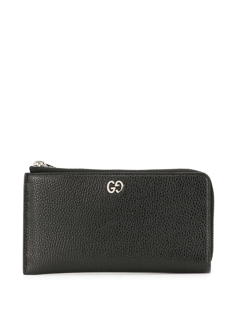 Gucci - GG logo wallet - men - Leather - One Size - Black